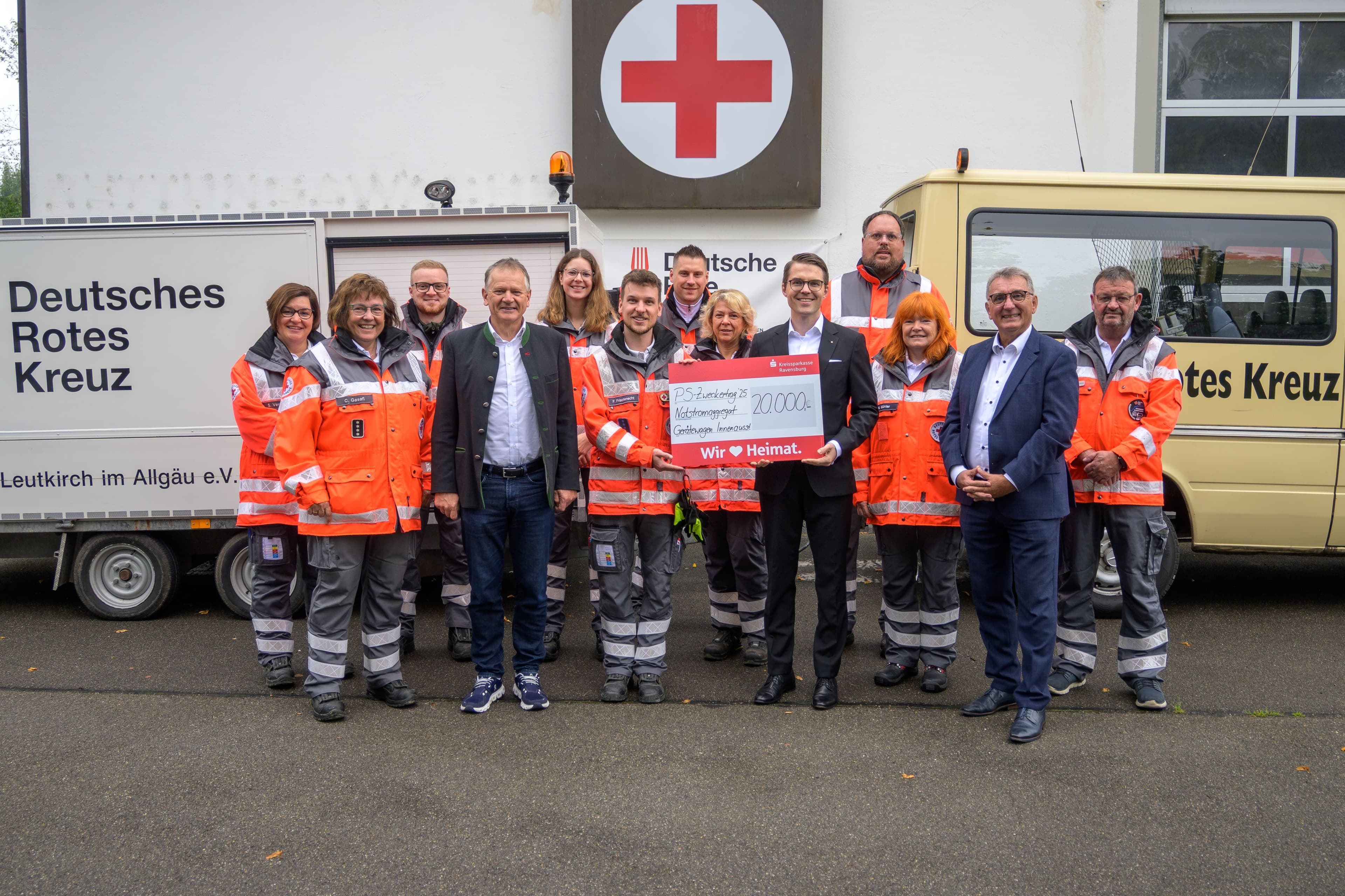 20.000 Euro für das DRK Leutkirch