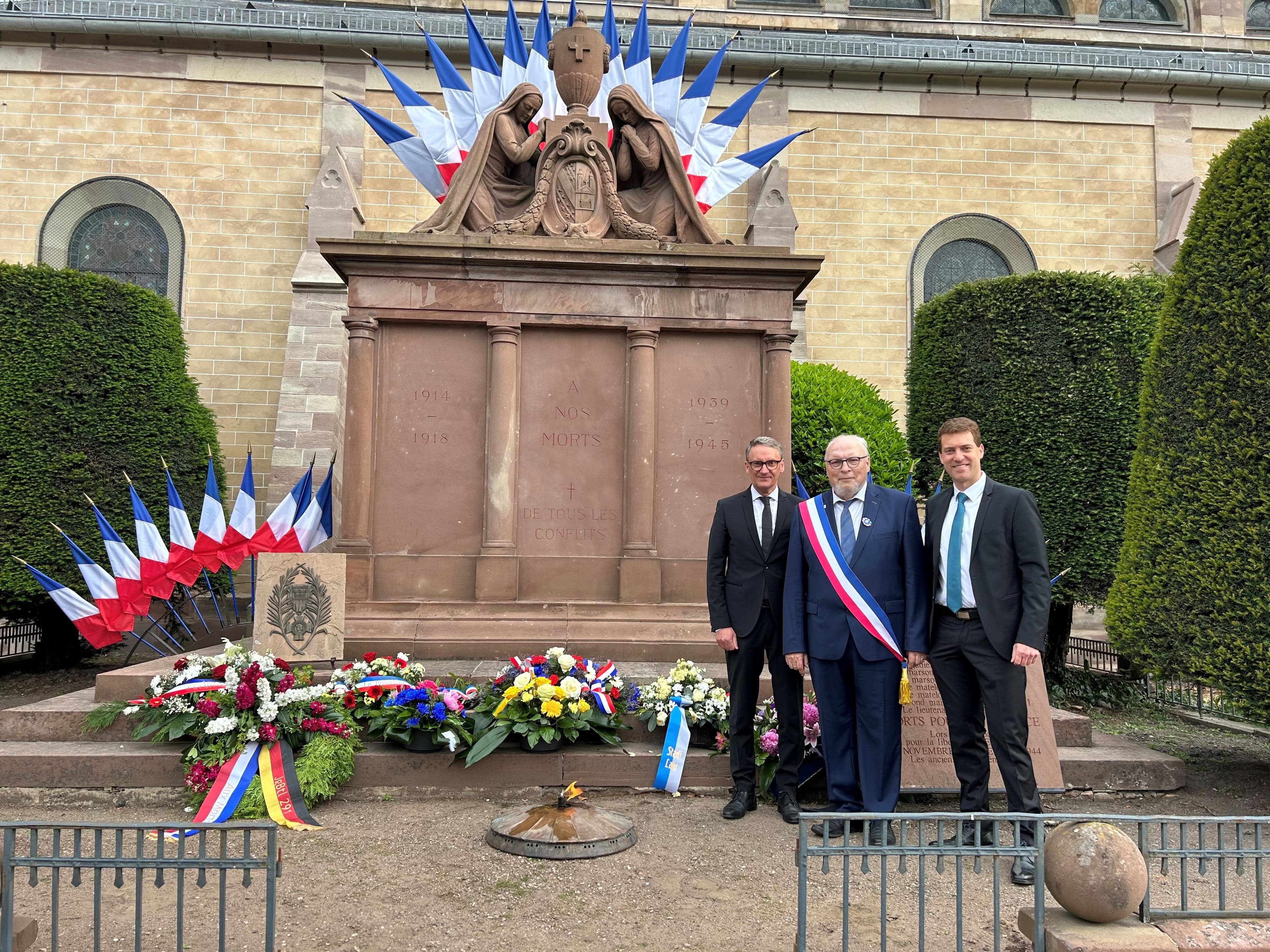80 Jahre Kriegsende: Gedenken in Erstein