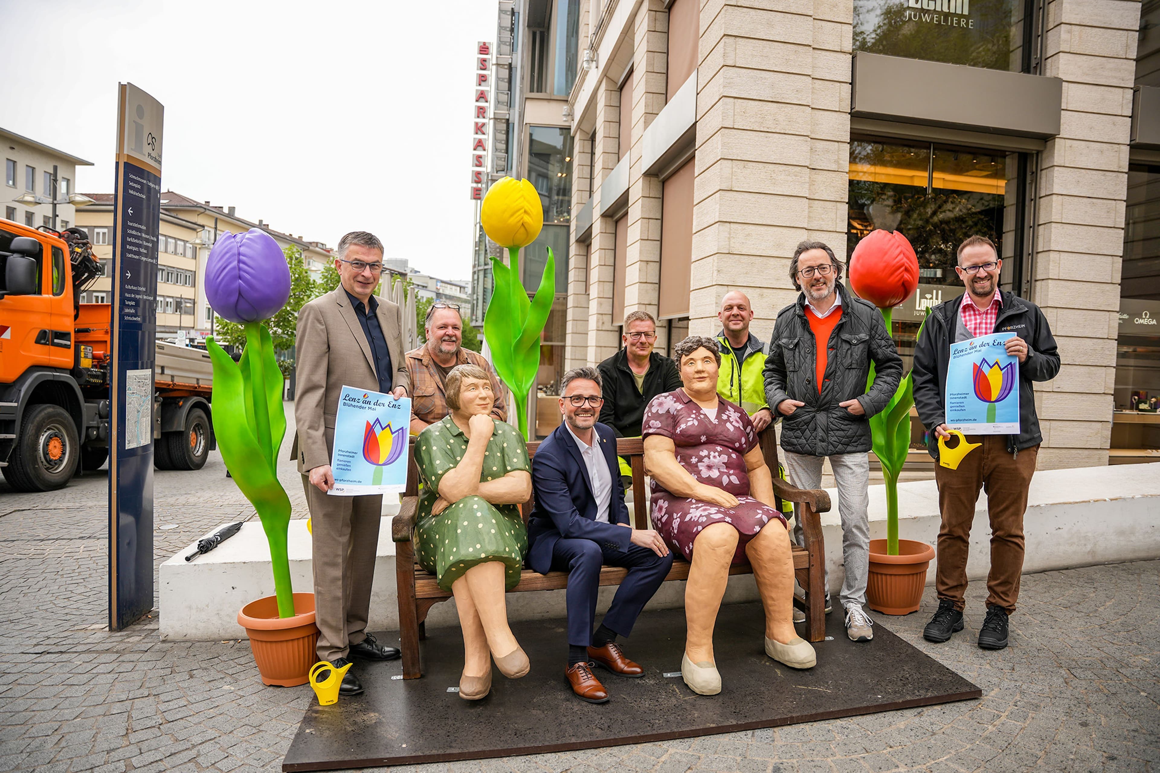 Blühende Innenstadt: Kreative Aktionen und Gewinnspiel vom 27. April bis 24. Mai