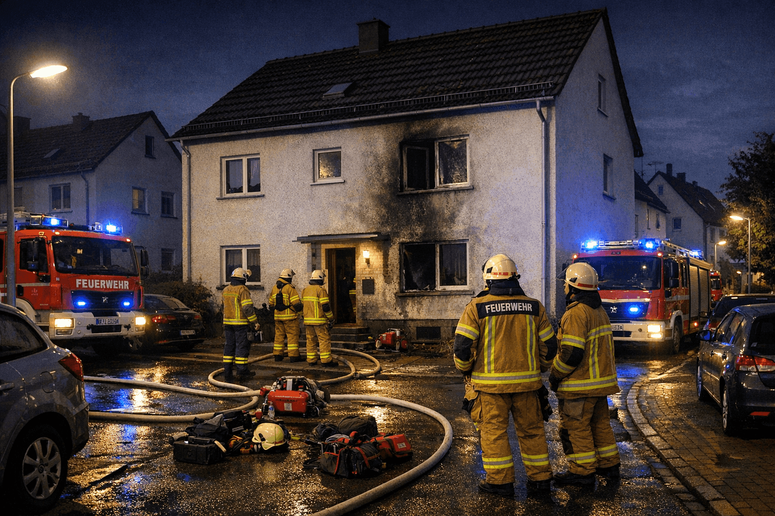 Brand, Promillefahrt und Busunfall im Raum Reutlingen