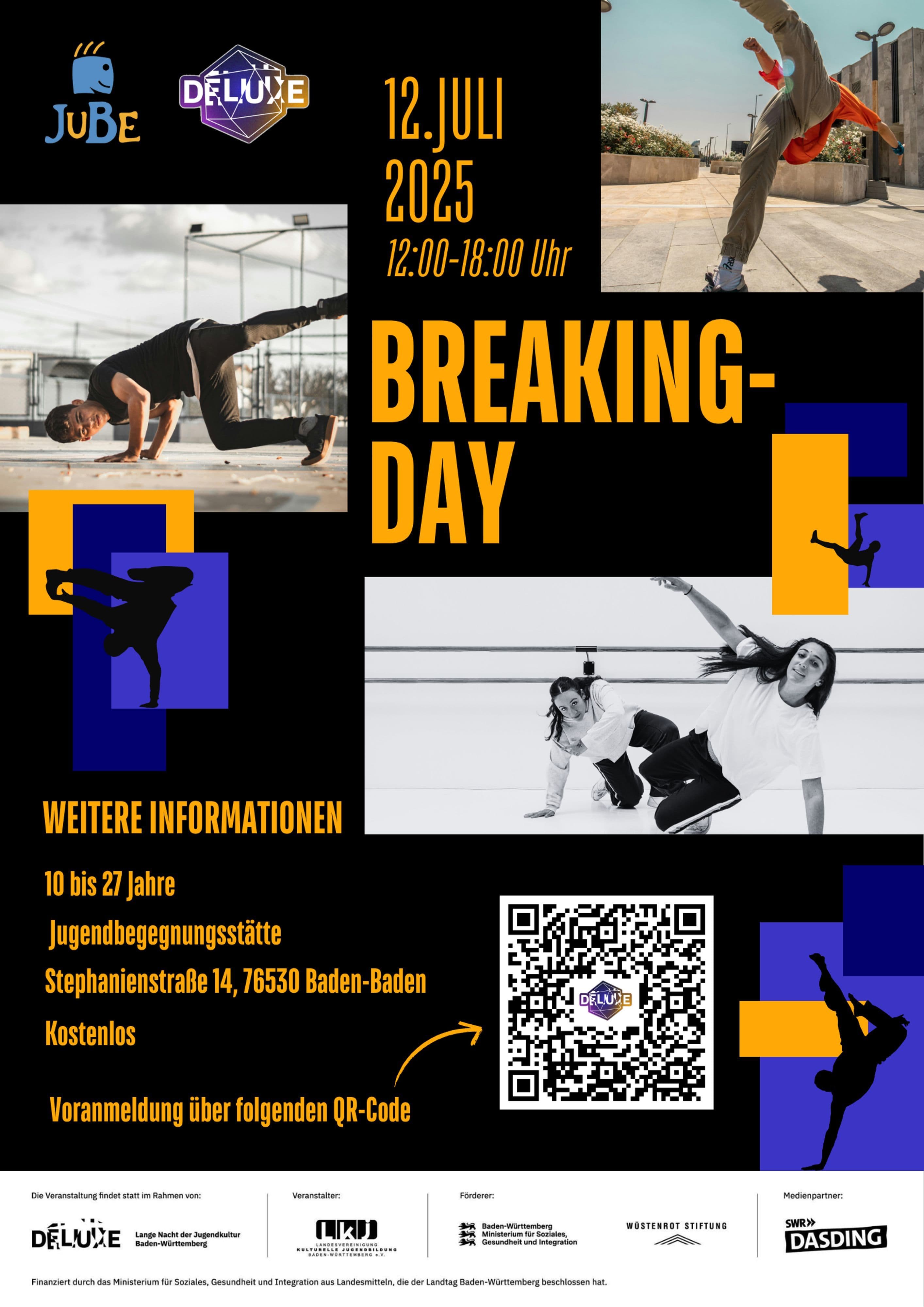Breakdance-Workshop in Baden: Zeig dein Talent!