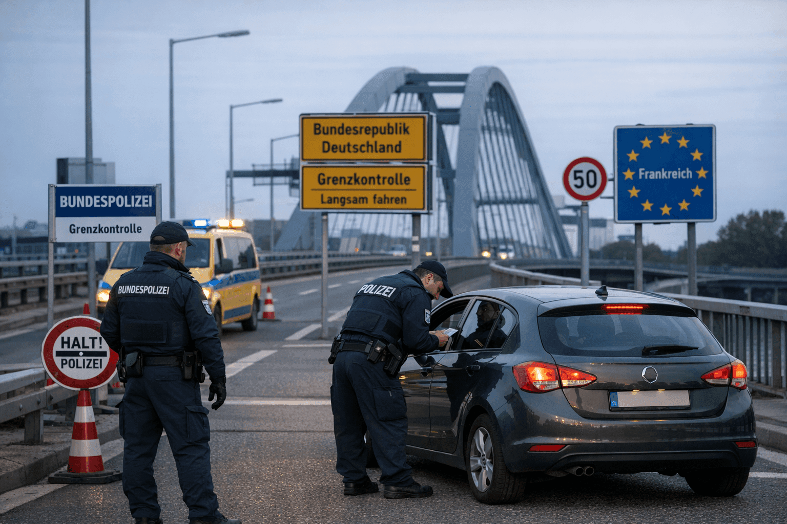 Einreise an der Europabrücke gestoppt