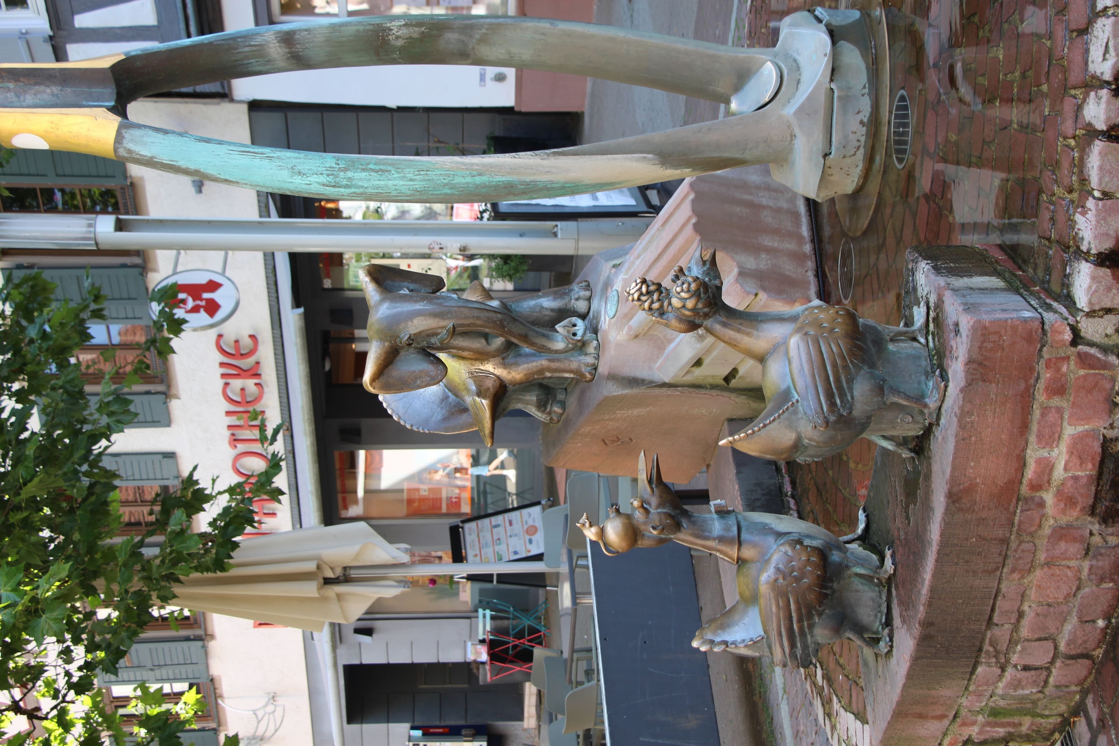 Fabelbrunnen in Nagold vorübergehend außer Betrieb