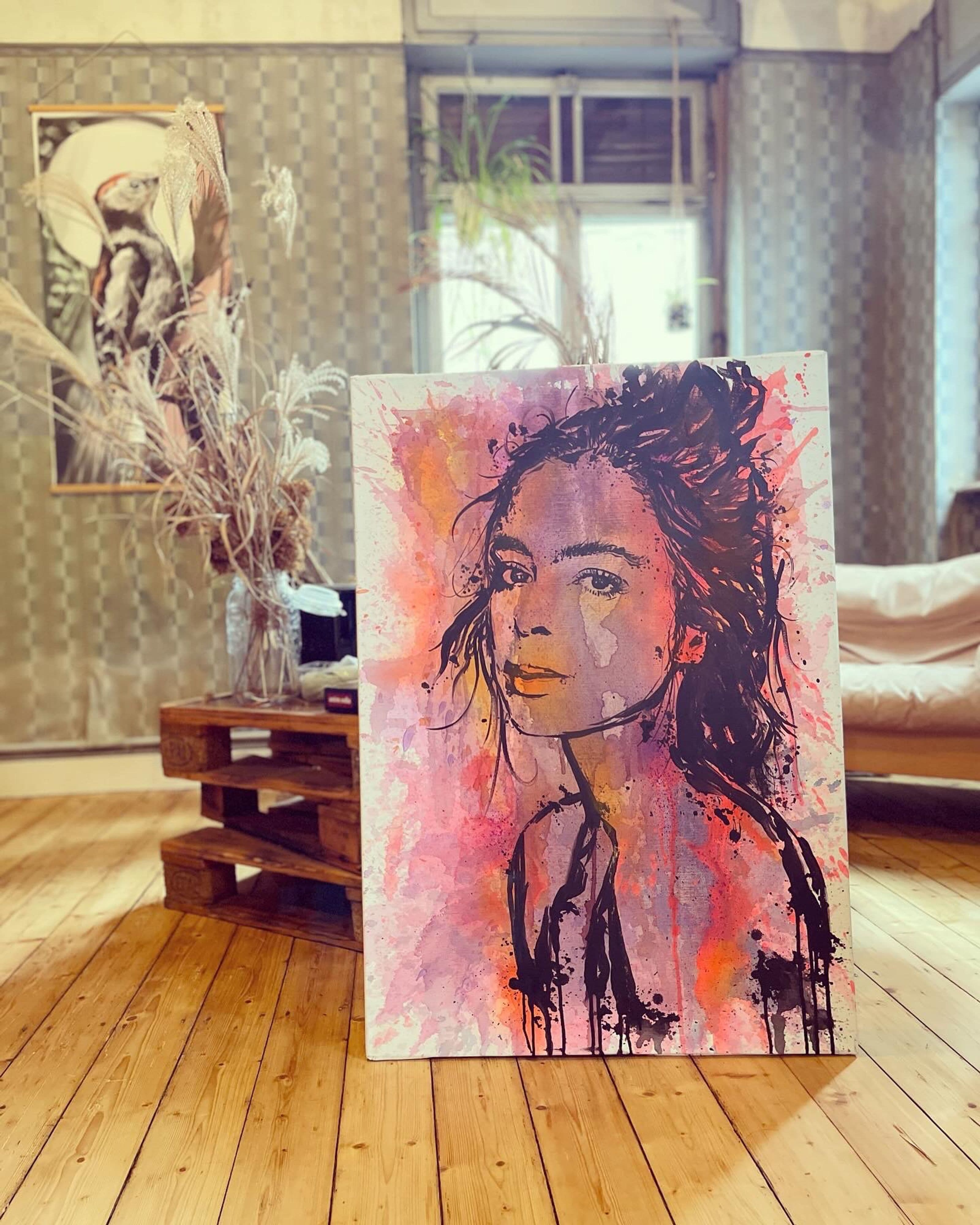 „Frauen aus Tinte“: Kunst im Lahrer Rathaus