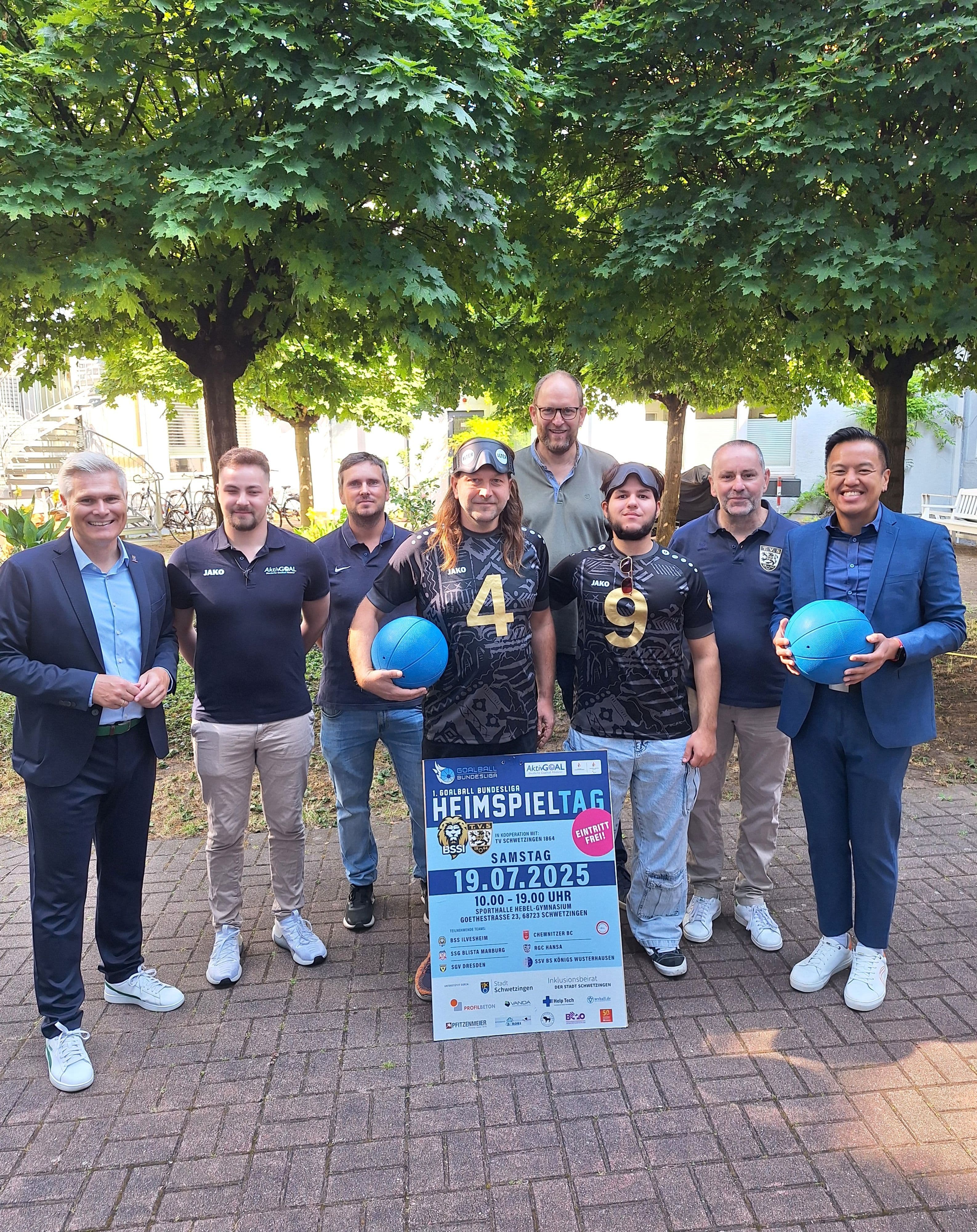 Goalball-Bundesliga: Spannung für alle Sinne in Schwetzingen