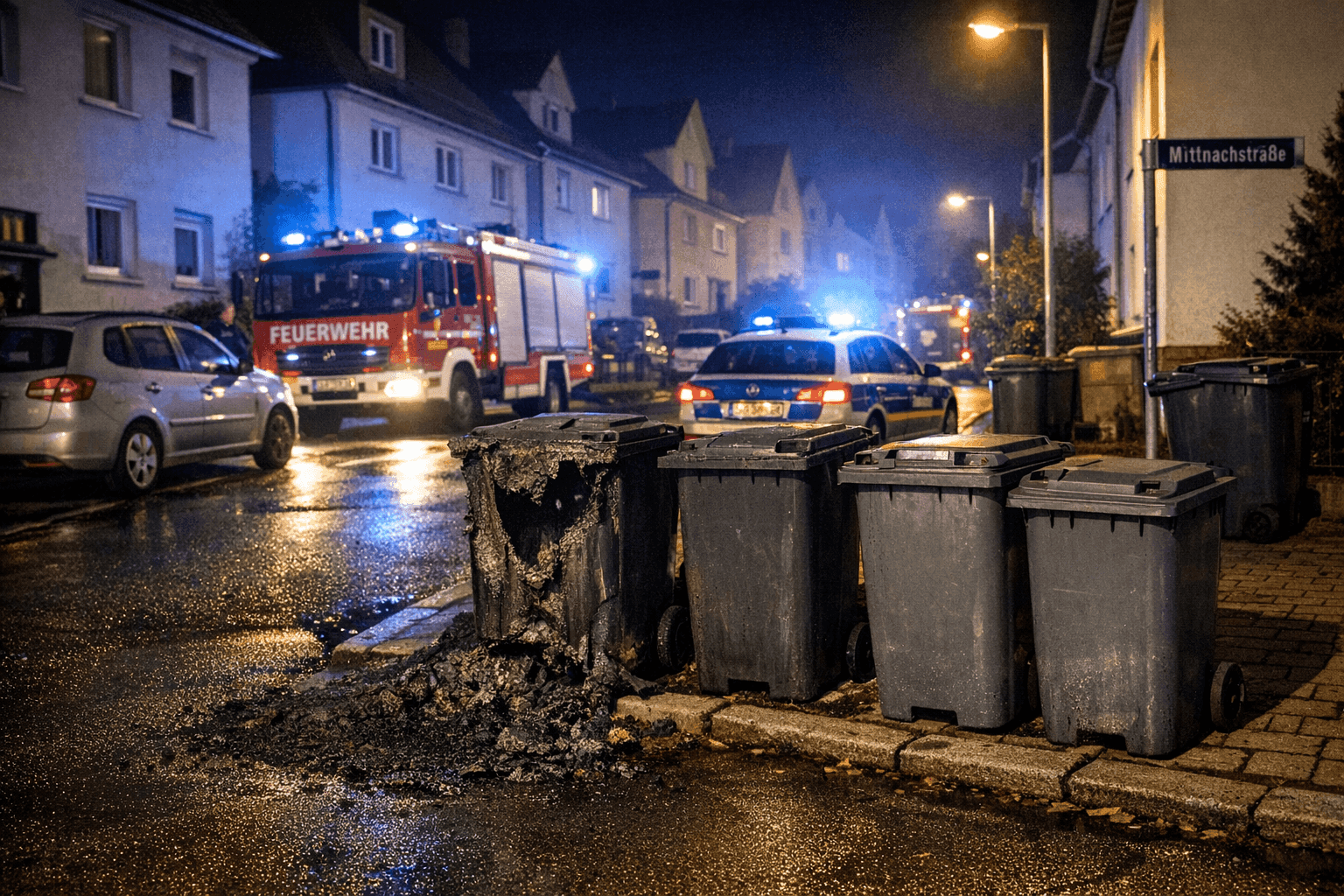Mehrere Brände und Unfälle am Wochenende