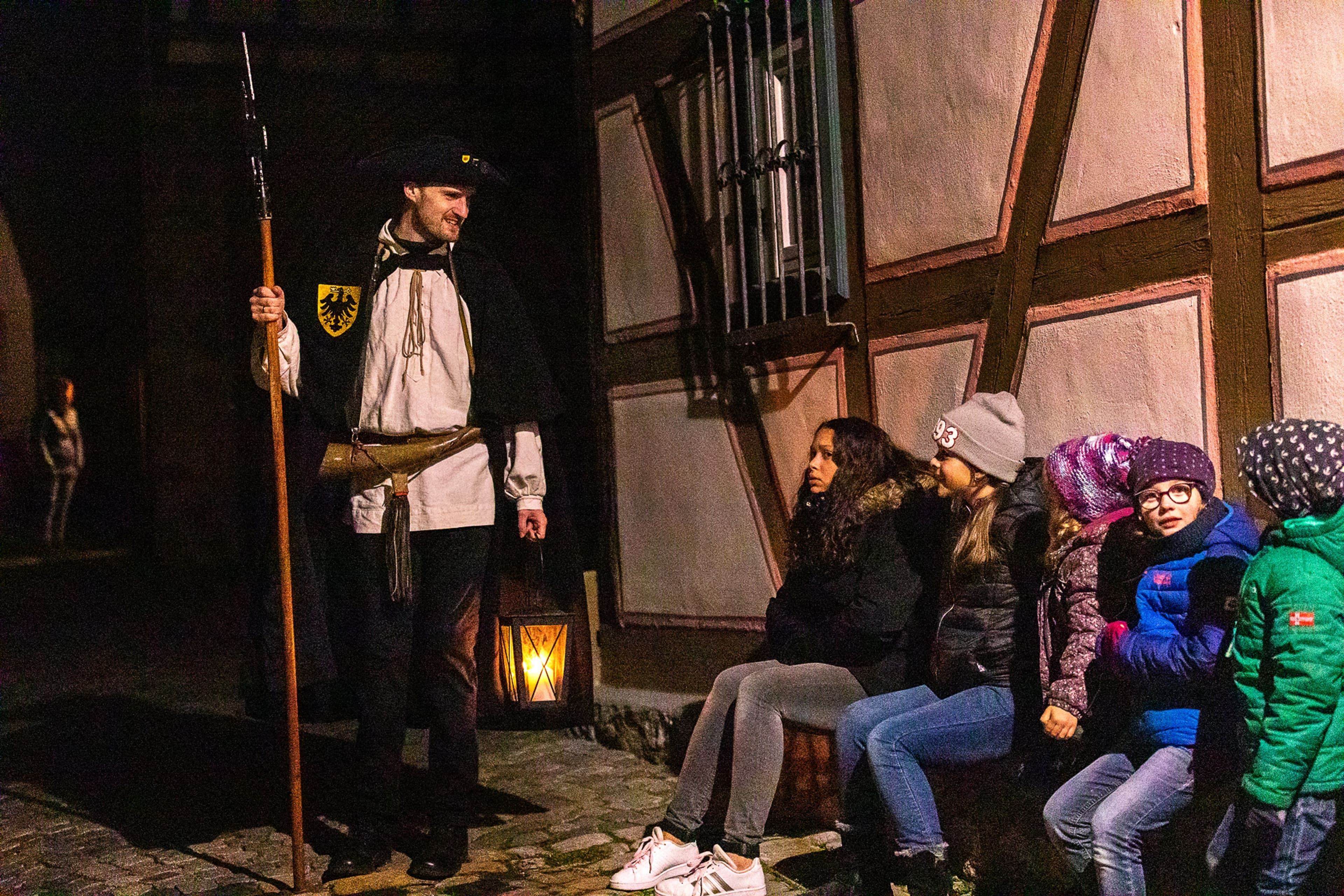 Mit Laterne durch Bad Wimpfen: Kinder-Nachtwächterführung