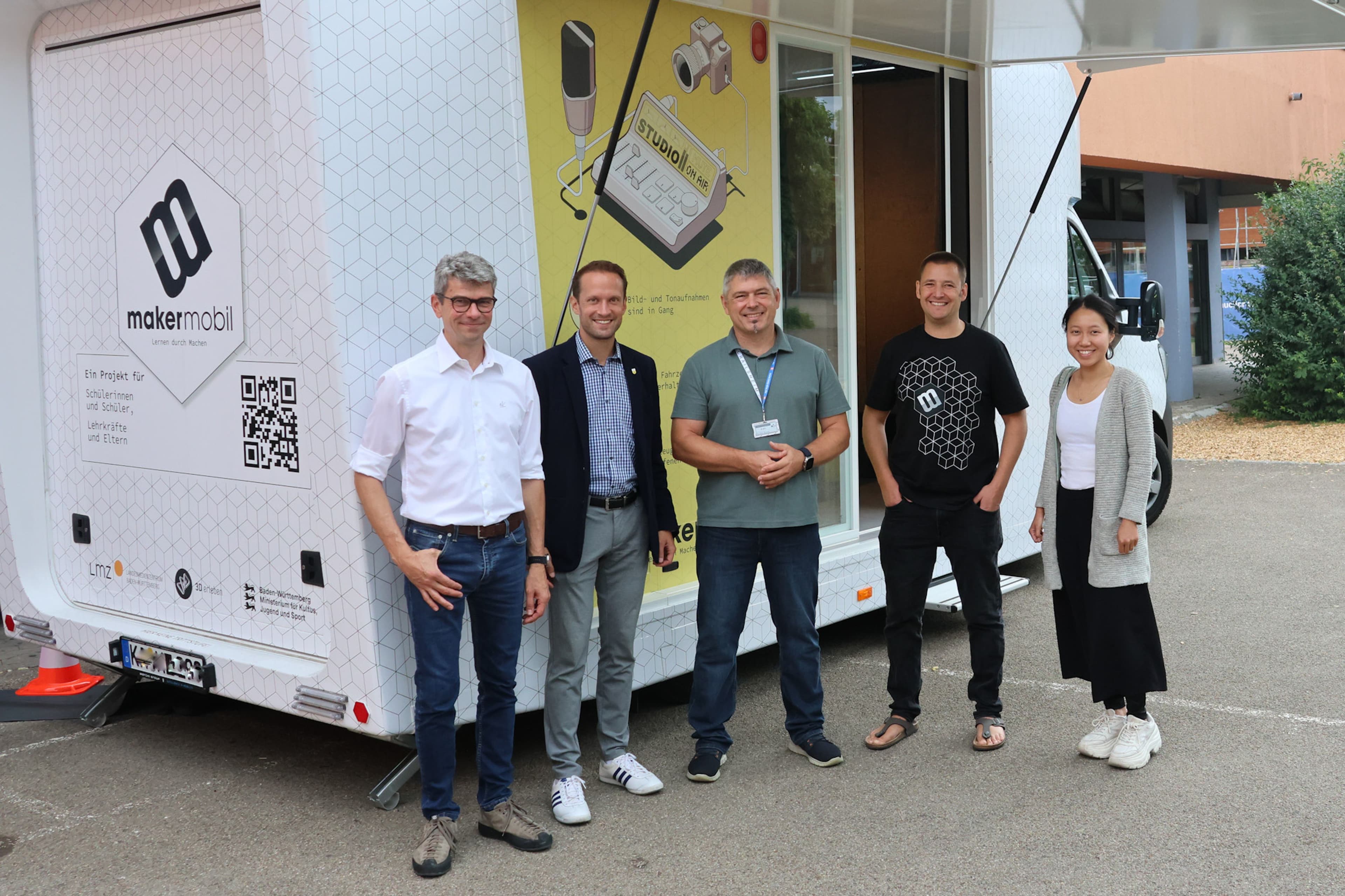 Mobiler Makerspace begeistert Hohenloher Schüler