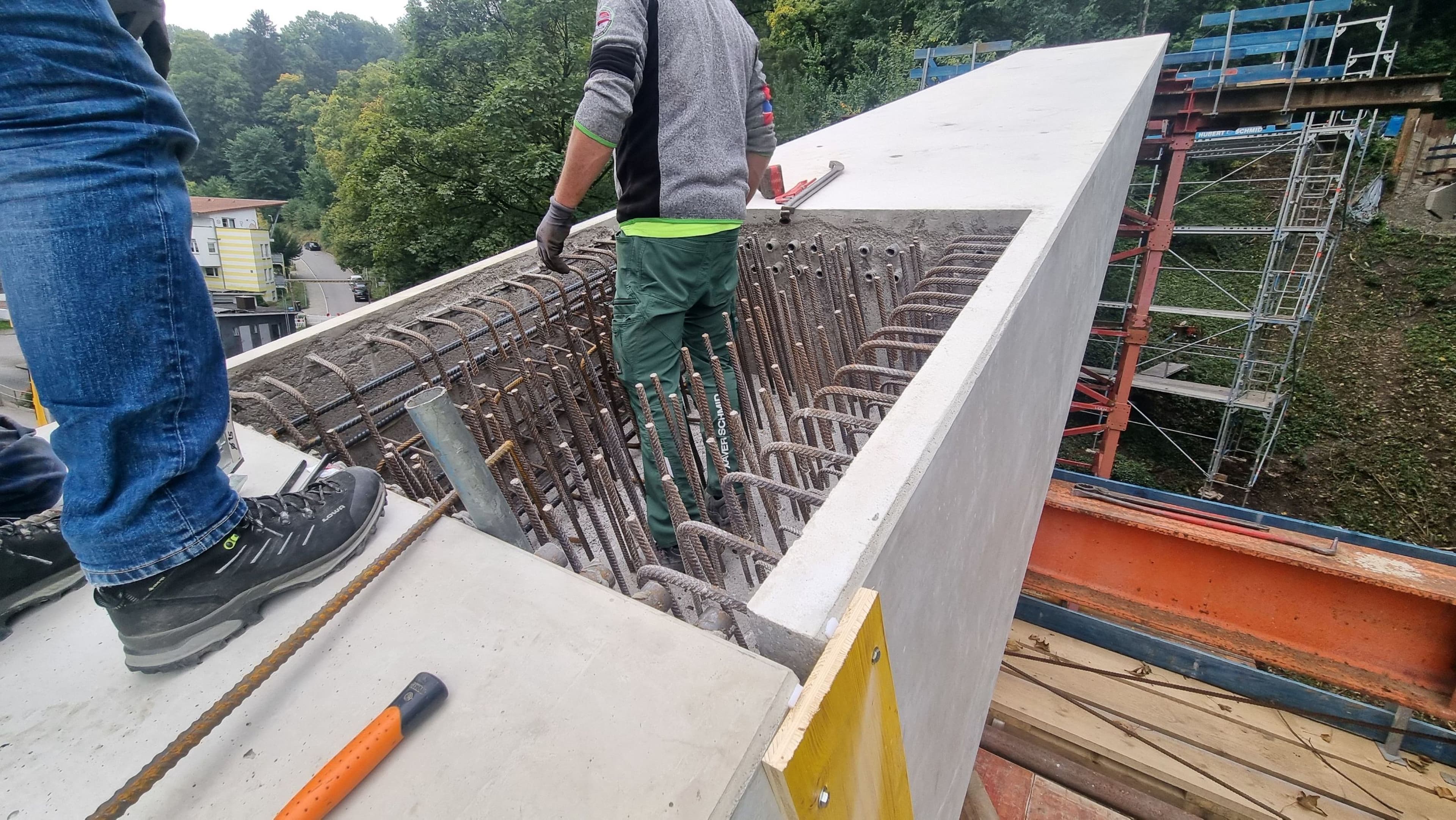 Neue Brücke in Ravensburg nimmt Gestalt an