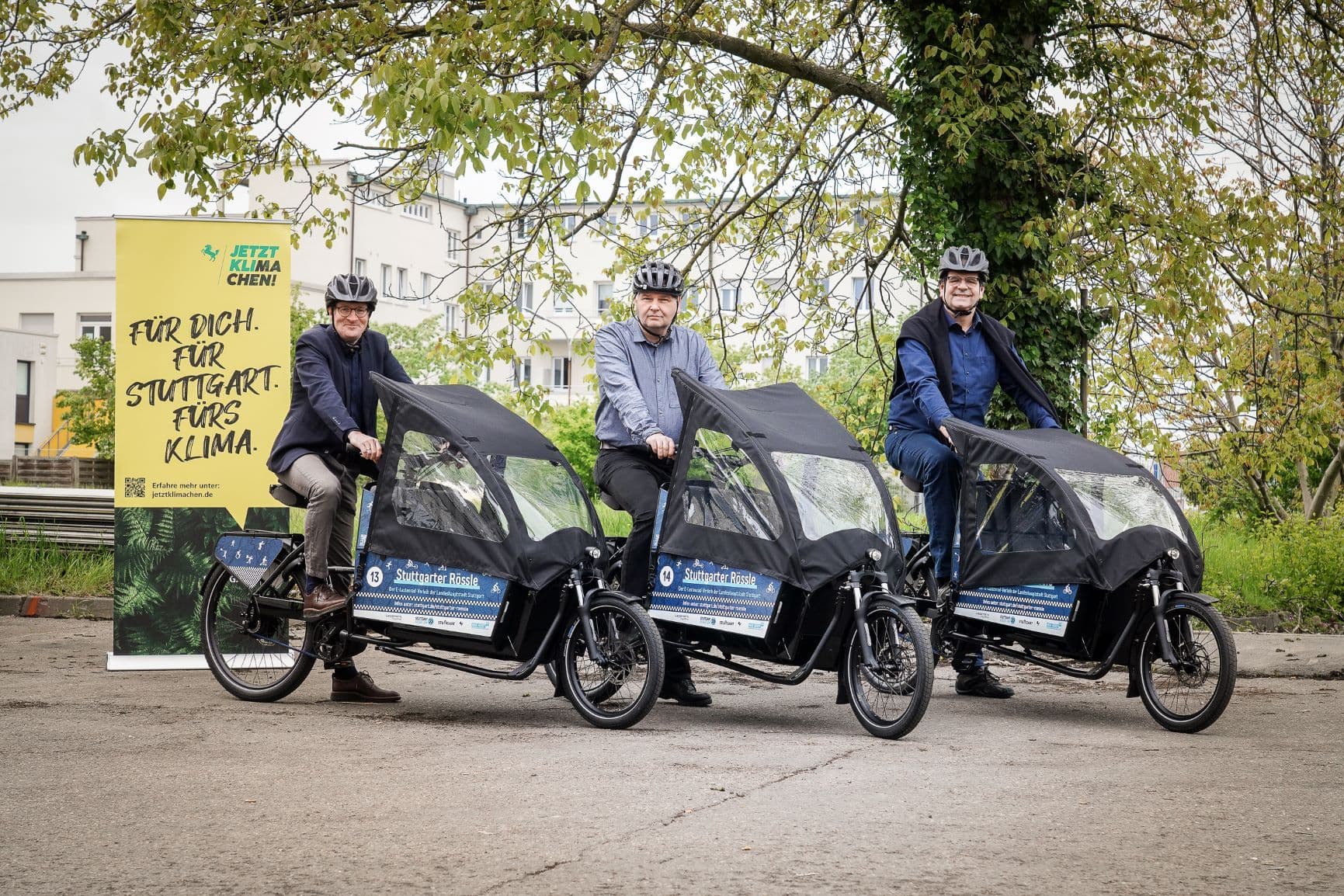 Neuzugang im Verleih: 100 E-Lastenräder für Stuttgart