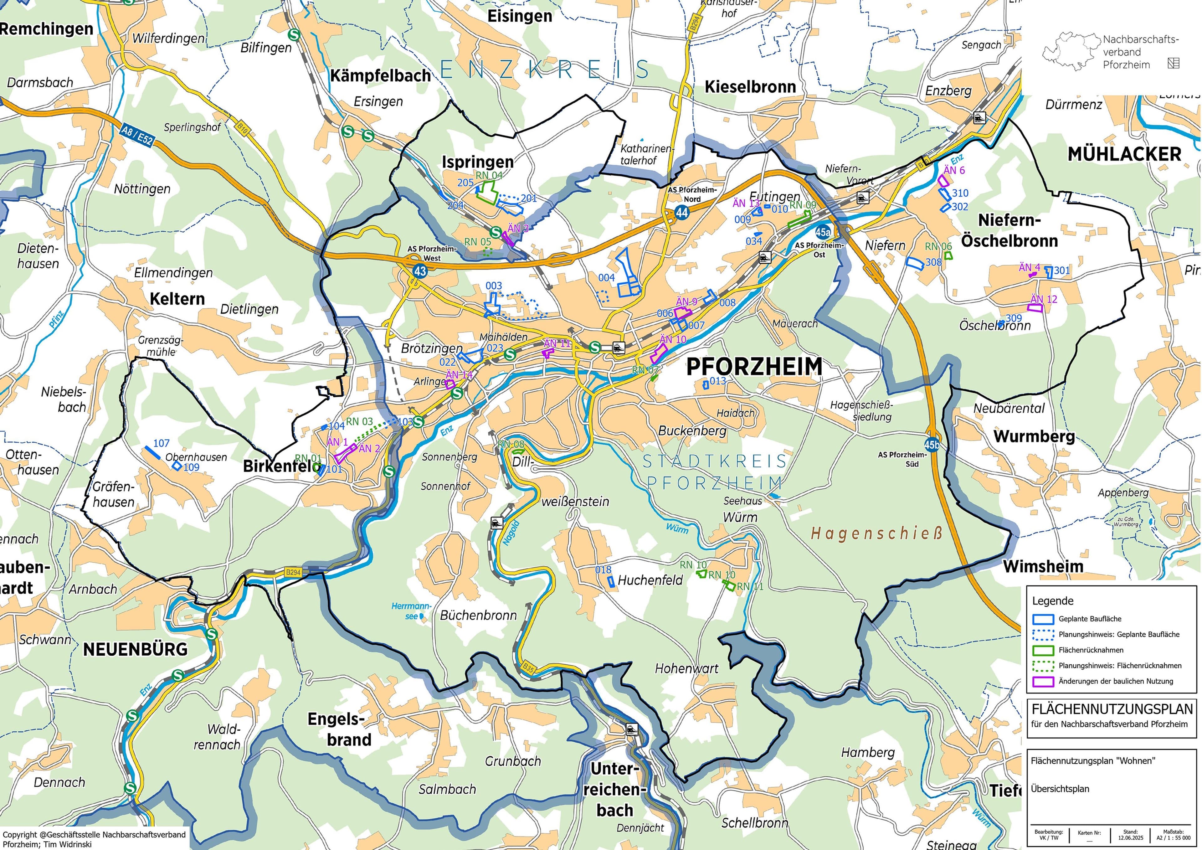 Pforzheim plant neuen Wohnraum und zeigt starke Umweltaktion