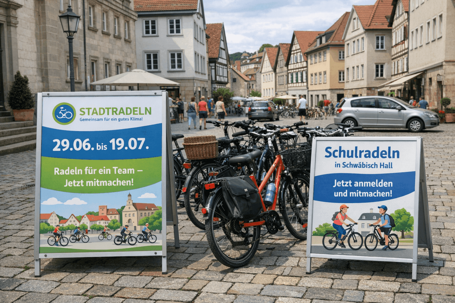 Schwäbisch Hall tritt wieder beim STADTRADELN an
