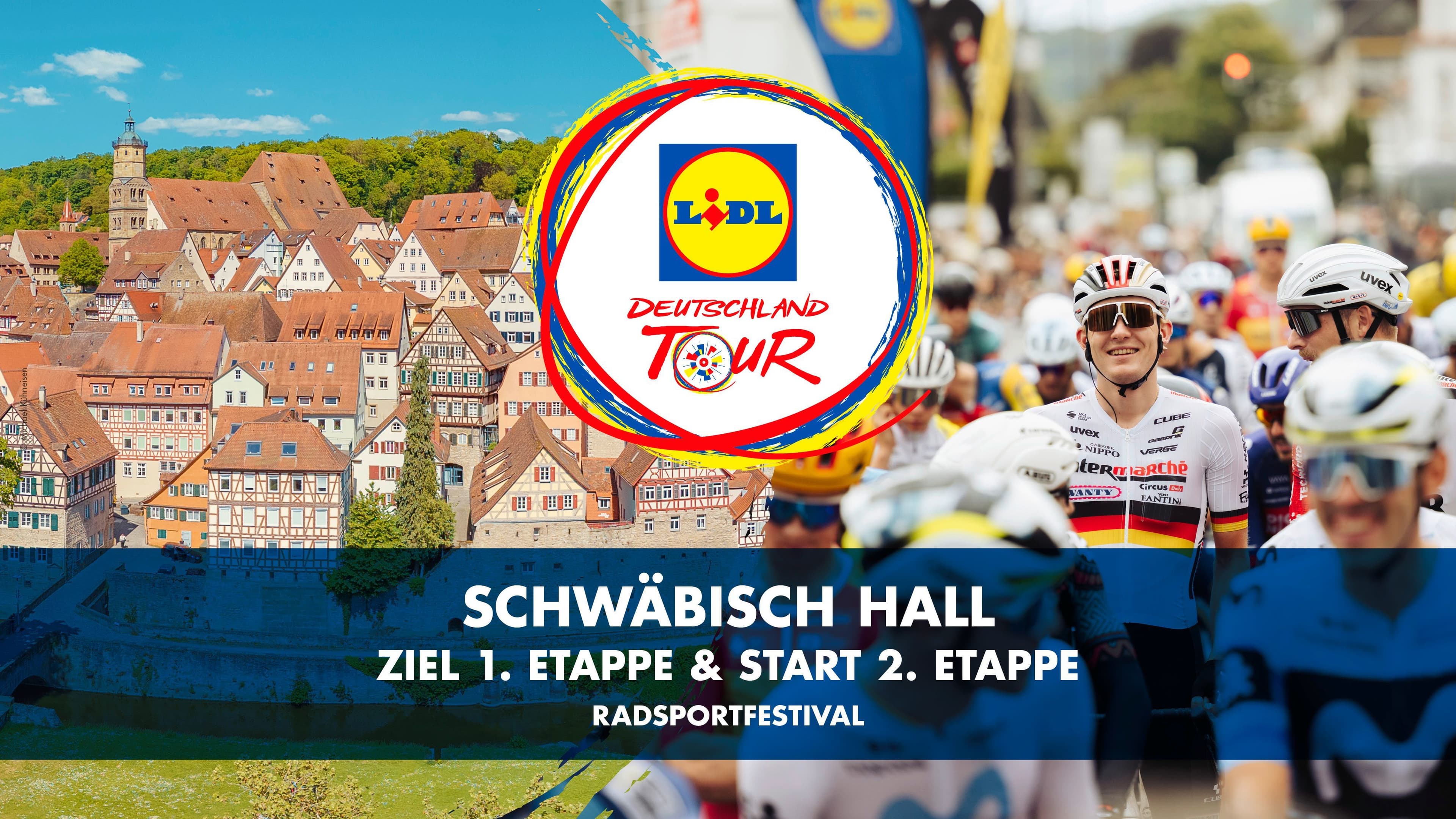 Schwäbisch Hall wird Etappenort der Lidl Deutschland Tour 2026