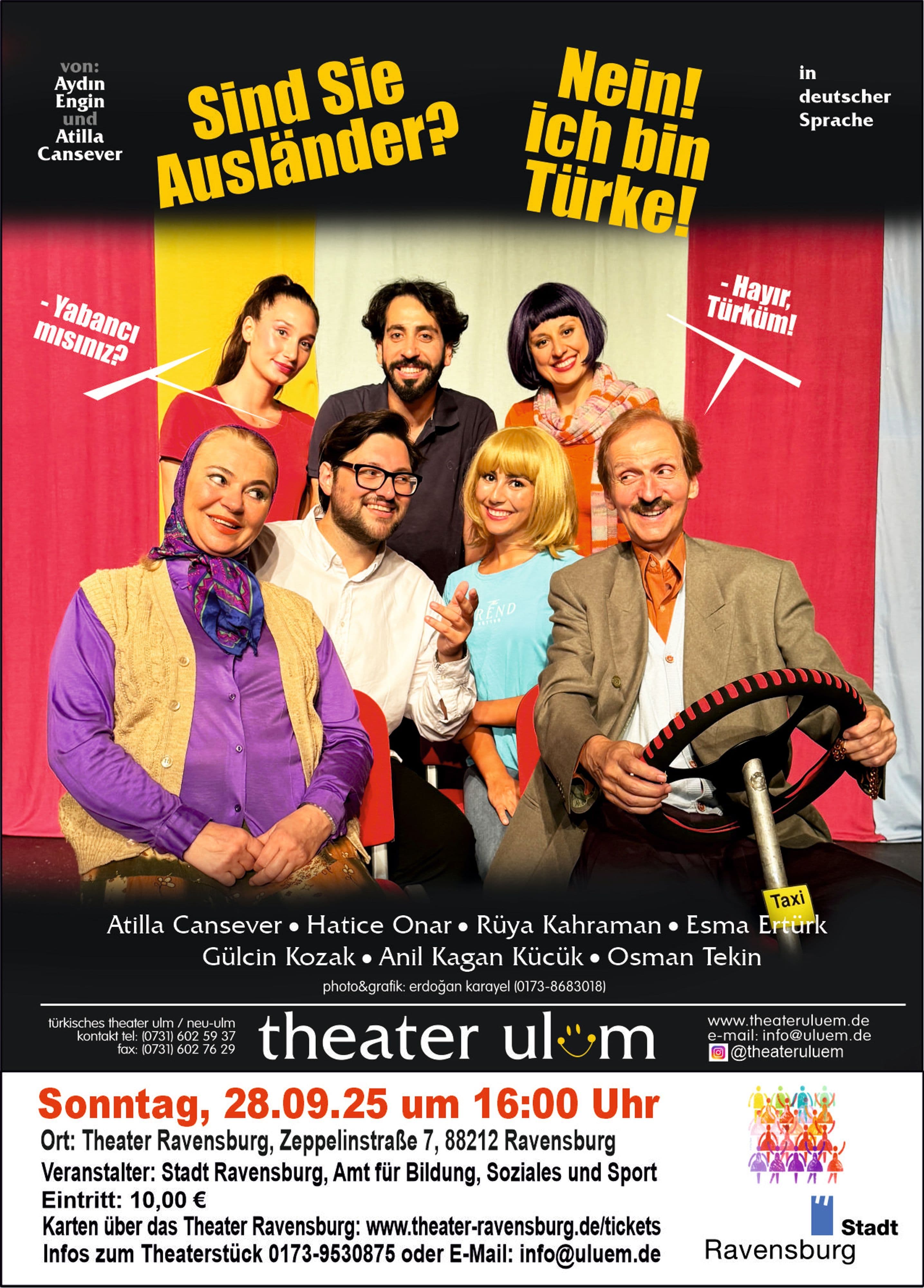 „Sind Ausländer? Nein! Ich bin Türke!“ – Theater in Ravensburg