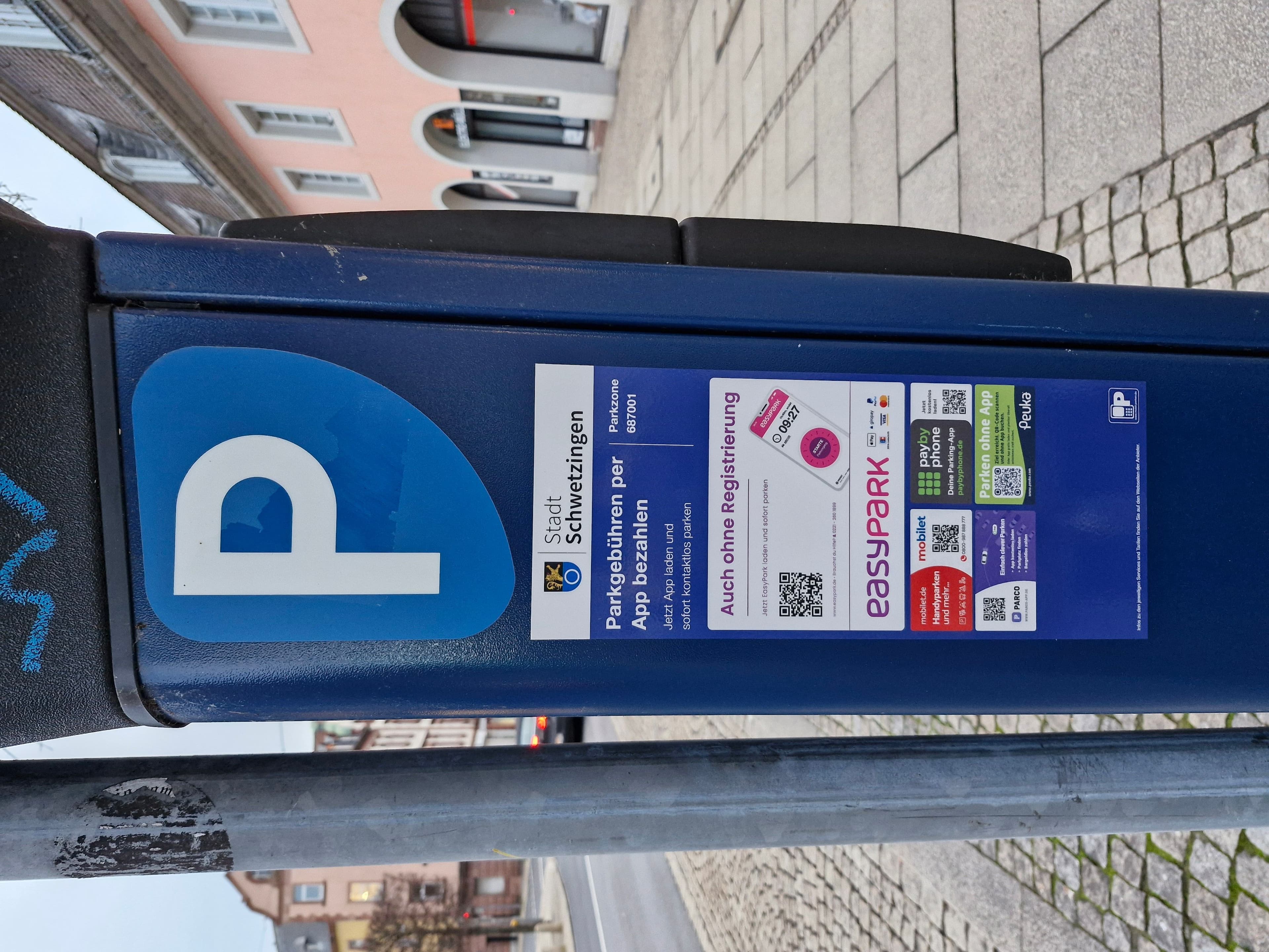 Smartphone statt Parkscheinautomat: Schwetzingen macht's möglich