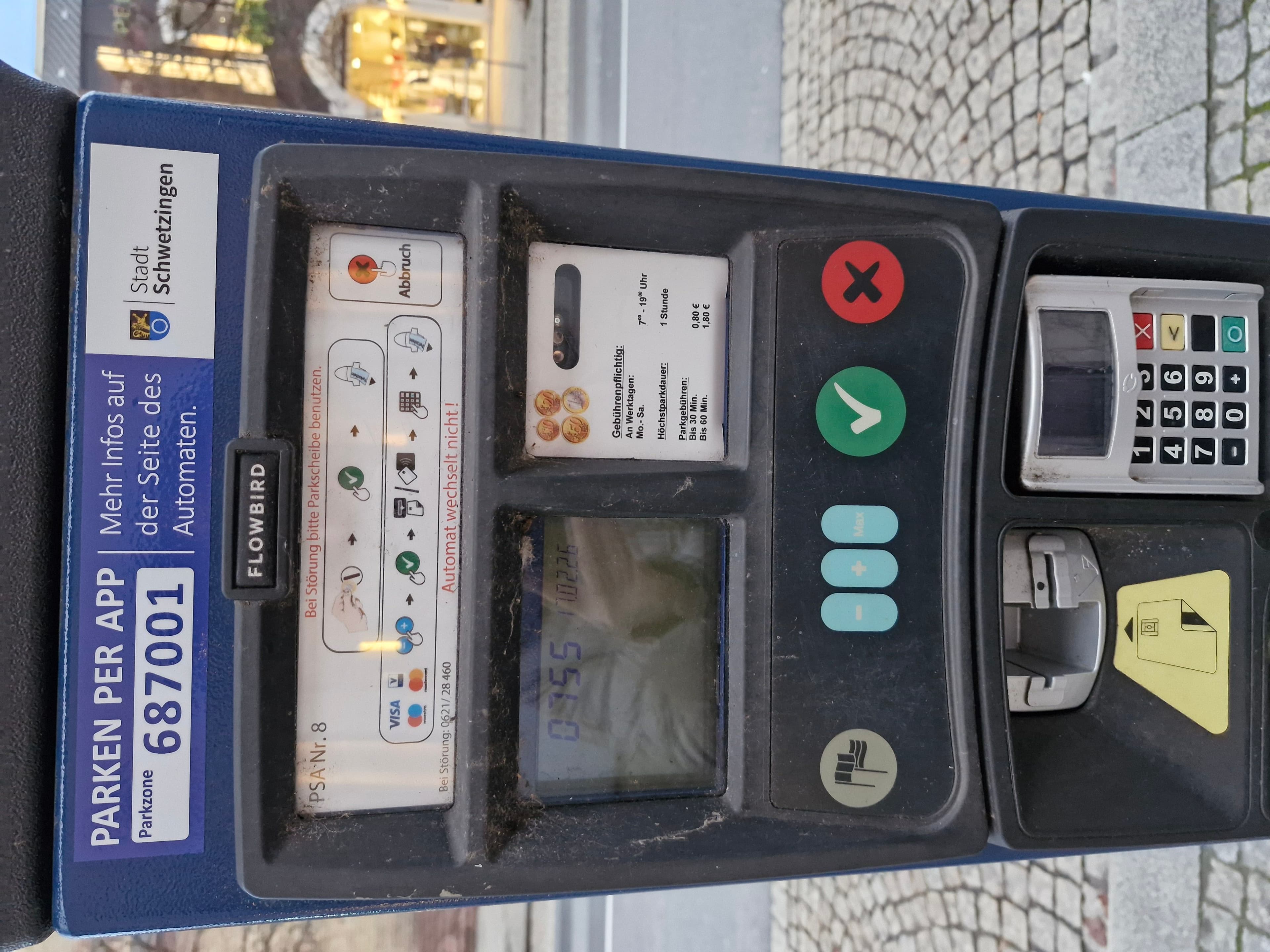 Smartphone statt Parkscheinautomat: Schwetzingen macht's möglich
