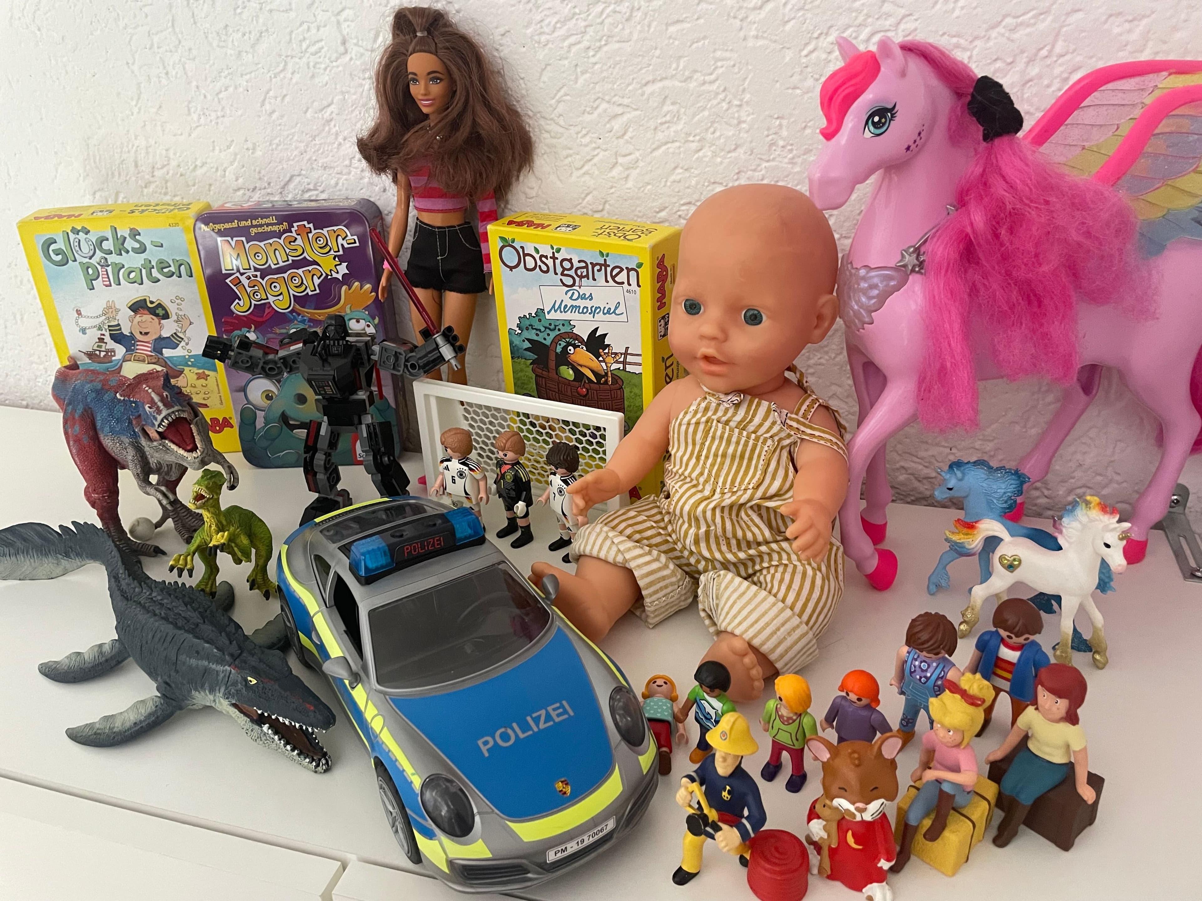 Spielzeugtausch in der Mediathek Lahr