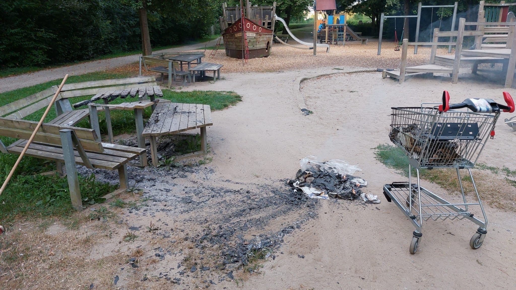 Vandalismus im Enzauenpark: Stadt reagiert mit Empörung