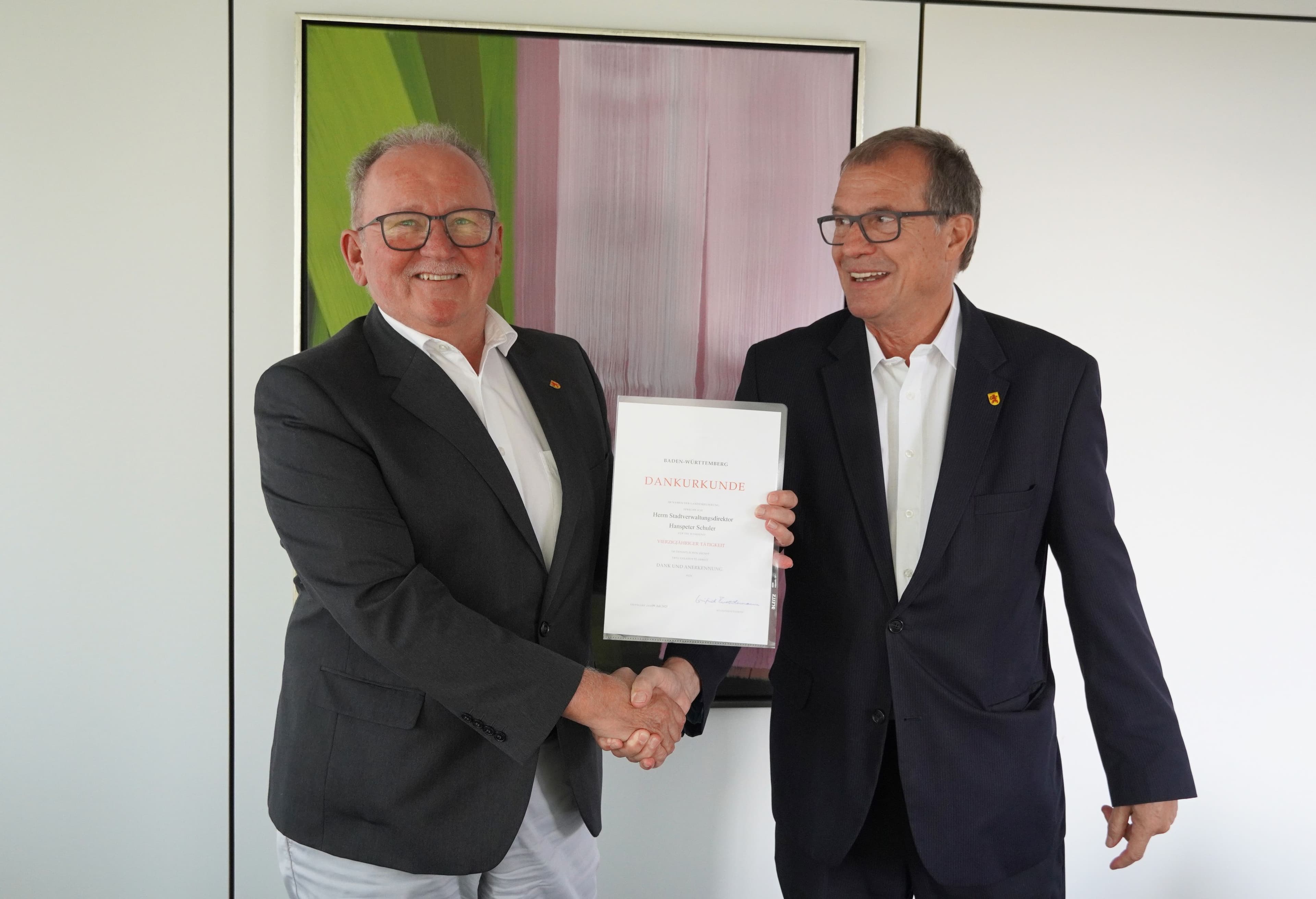 Vier Jahrzehnte im Dienst der Stadt