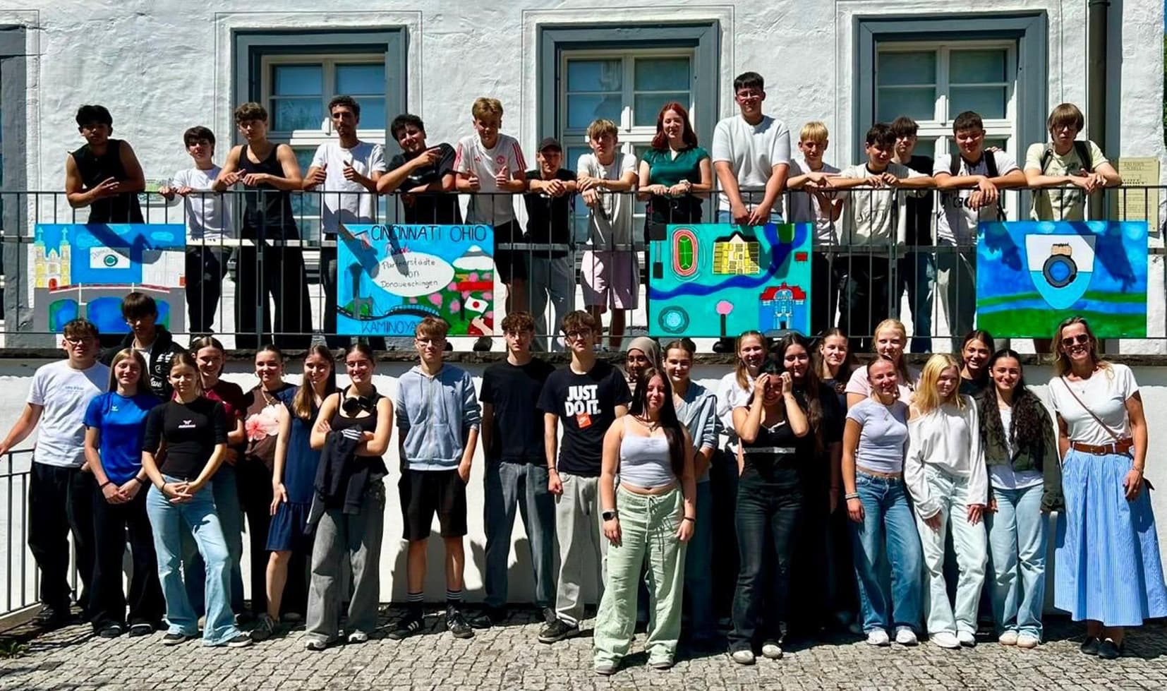 Jugendliche gestalten „Mein Donaueschingen“ im Residenzviertel