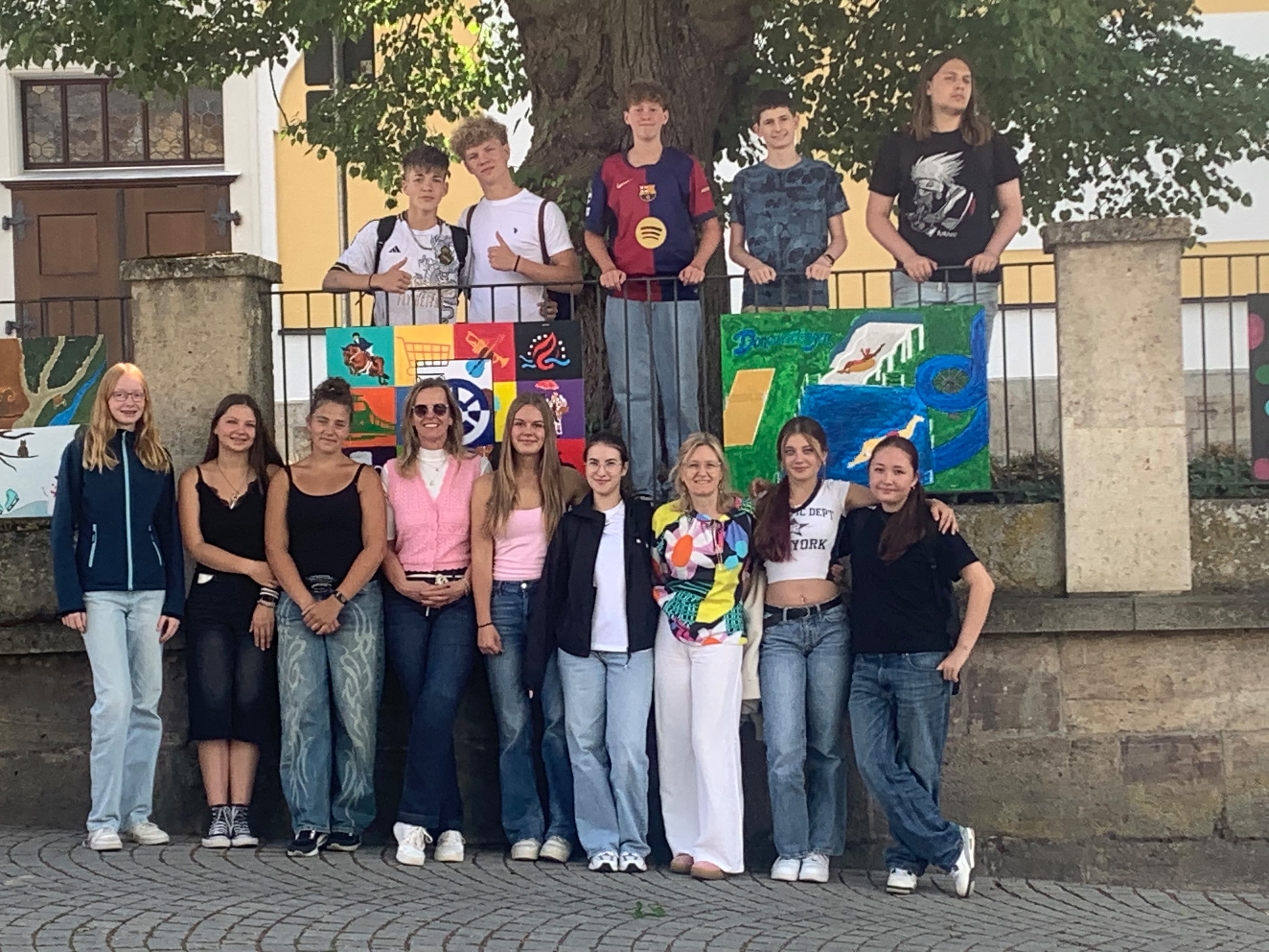 Jugendliche gestalten „Mein Donaueschingen“ im Residenzviertel