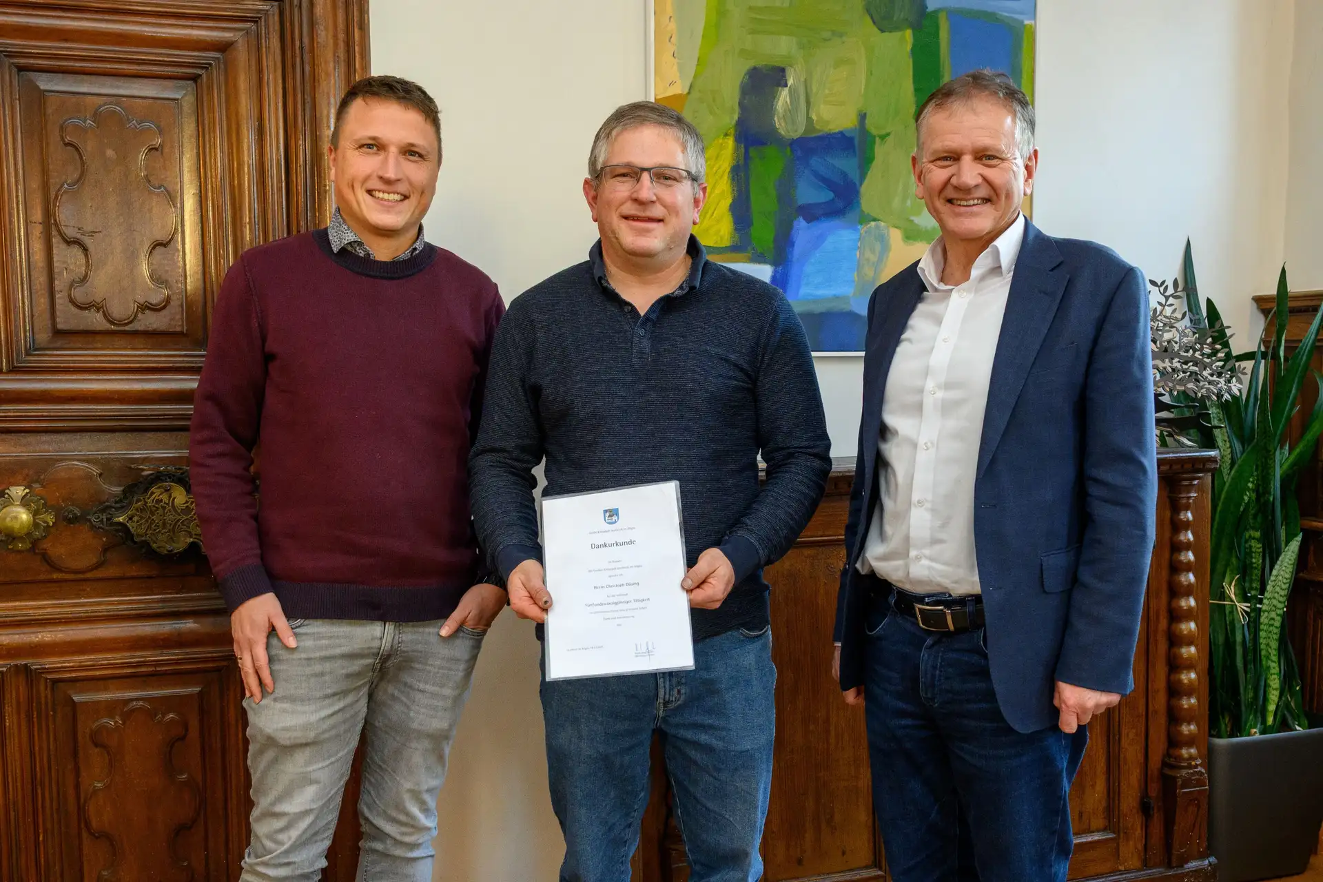 25 Jahre im Dienst der Stadt Leutkirch