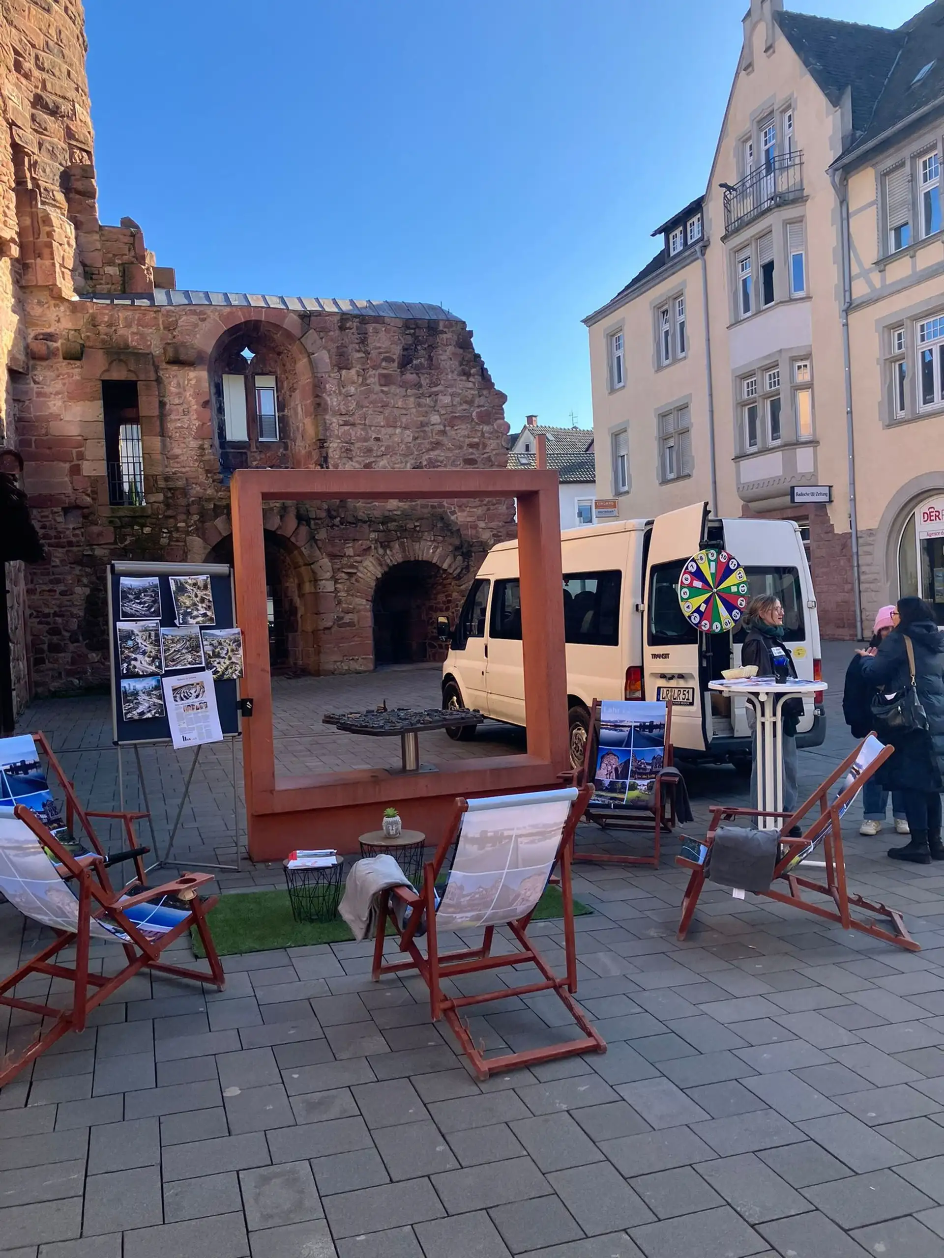 Das mobile Wahlwohnzimmer kommt nach Lahr