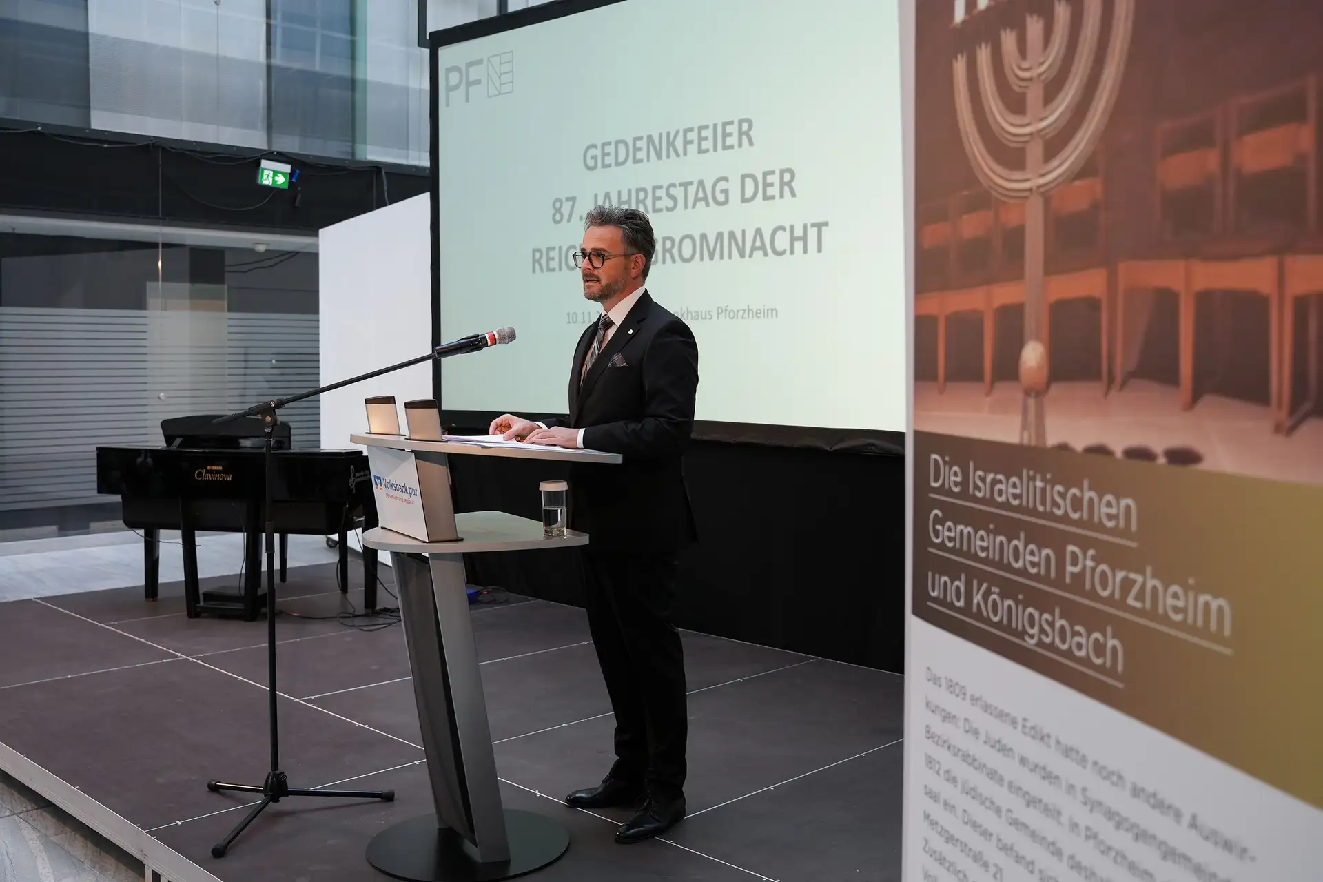 Erinnerung an die Reichspogromnacht in Pforzheim