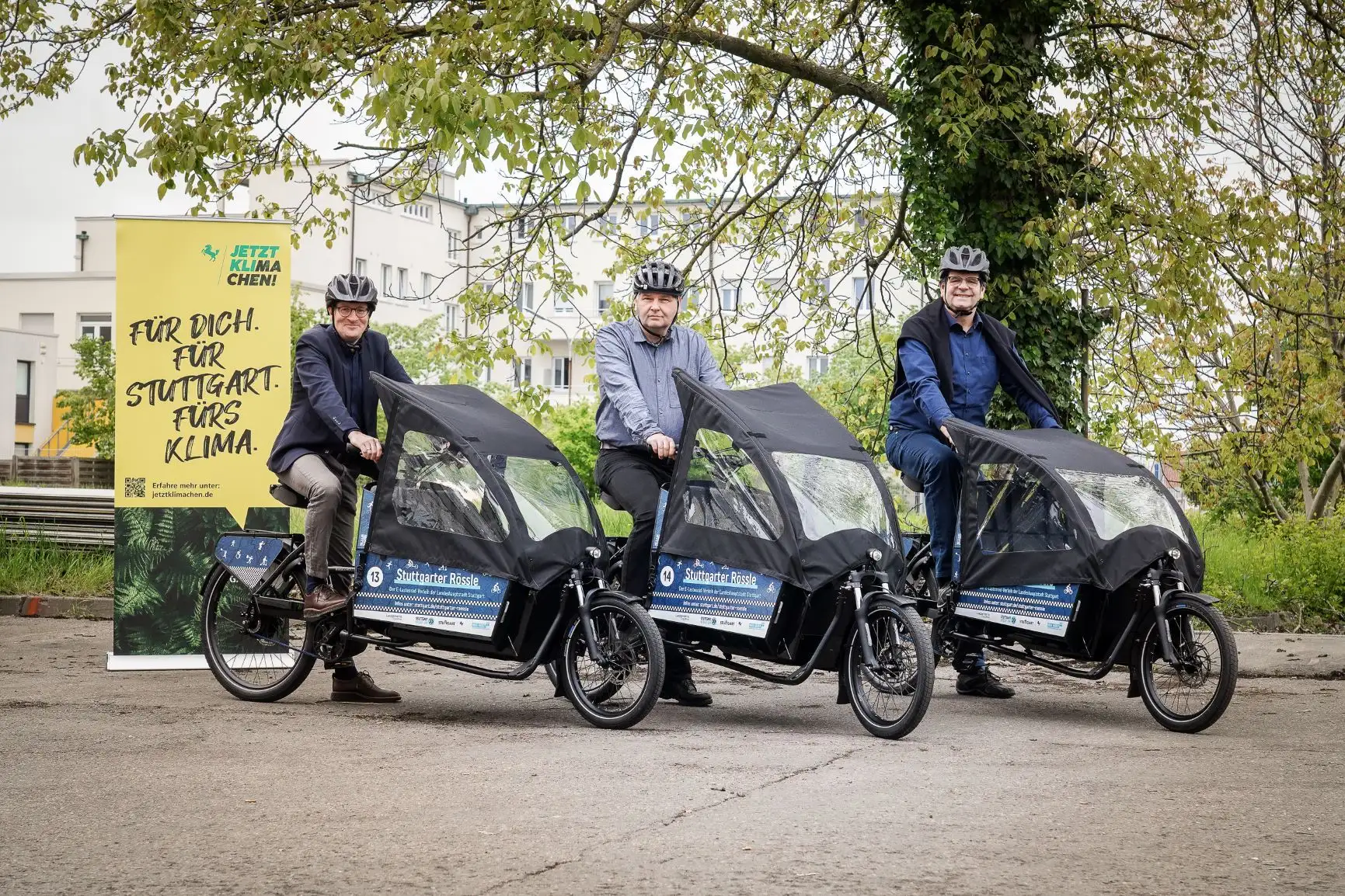 Neuzugang im Verleih: 100 E-Lastenräder für Stuttgart