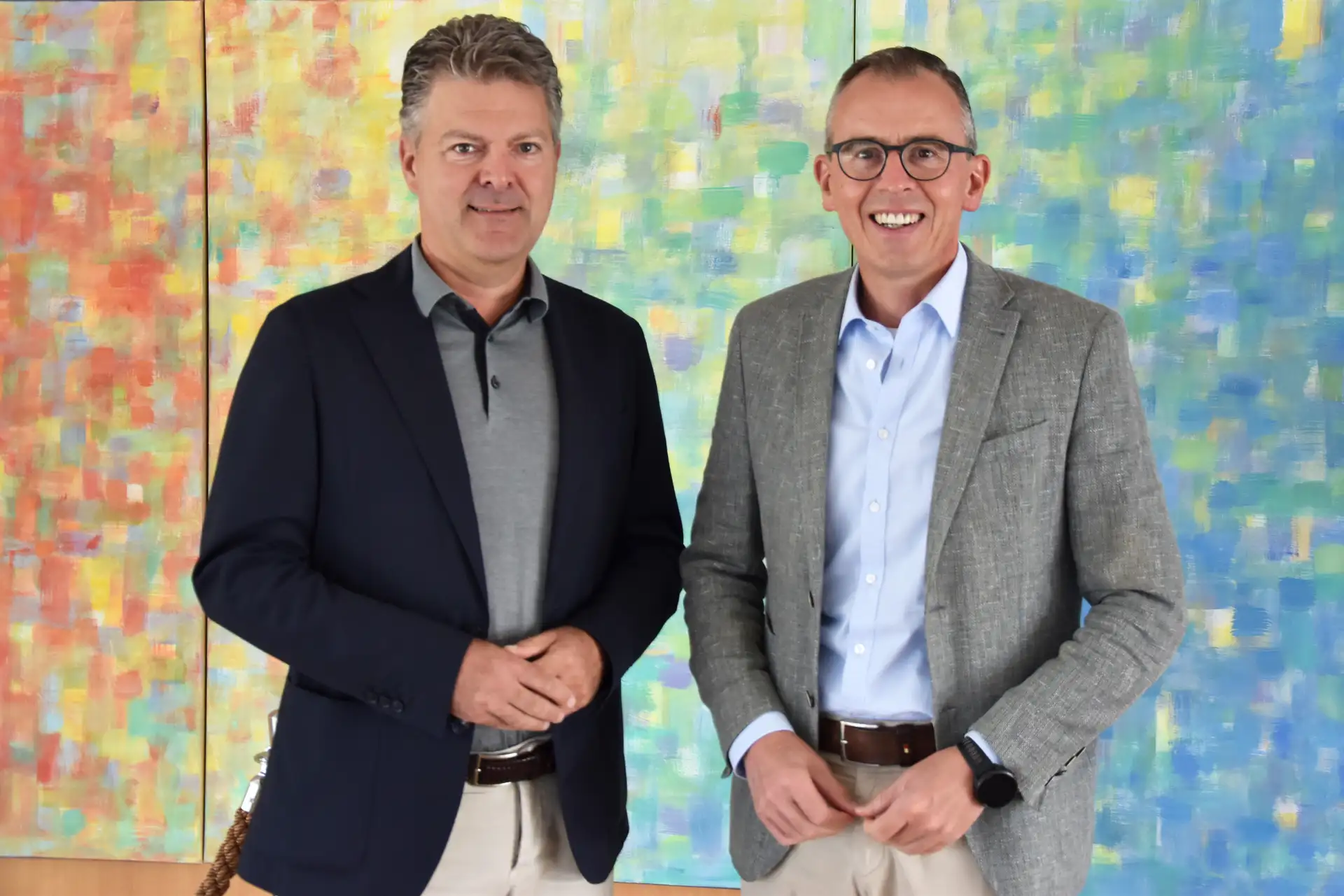 Landrat Sven Hinterseh und MdEP Dr.