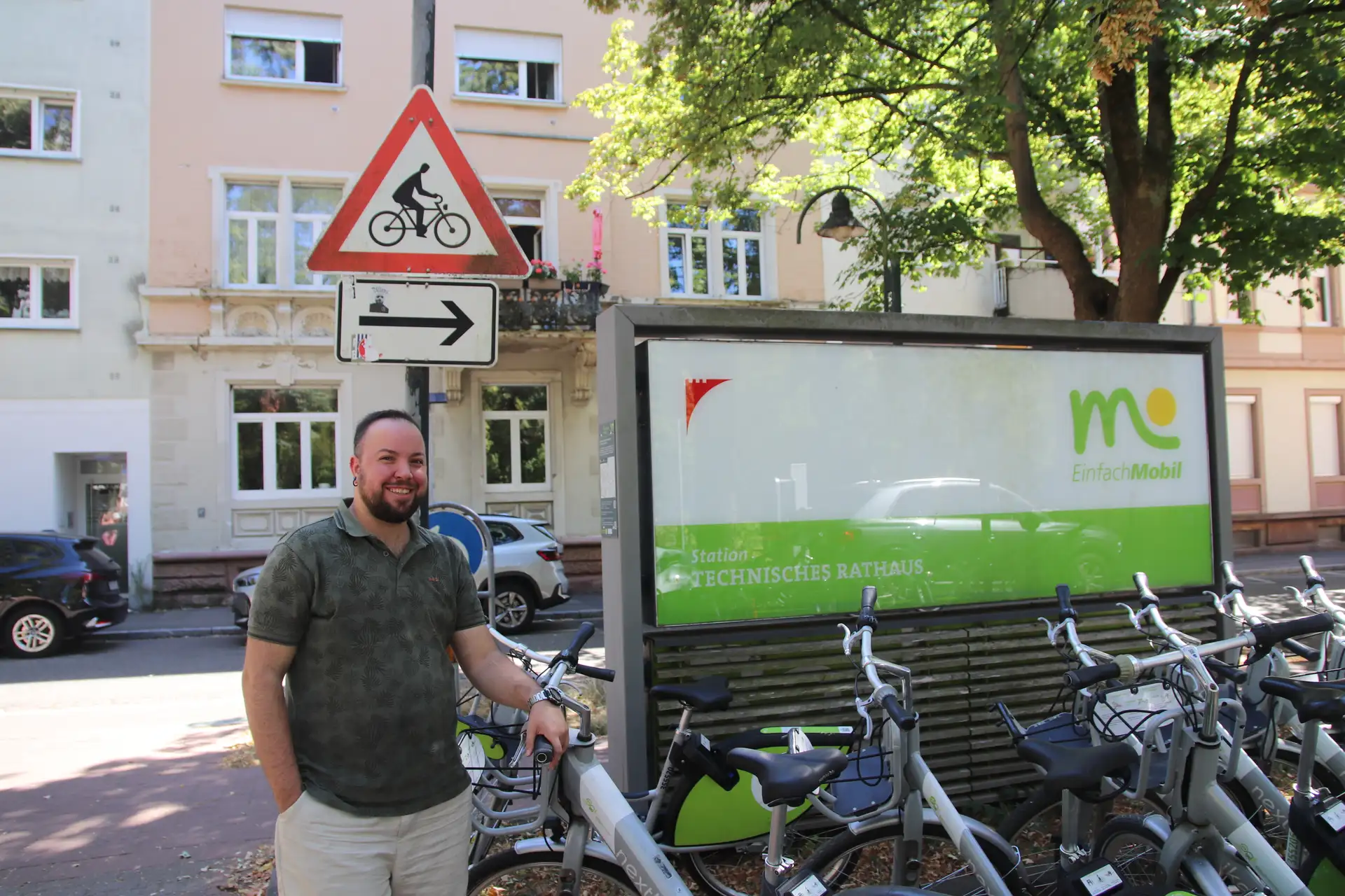 Luca Spalluto freut sich auf die Arbeit mit seinem Team.