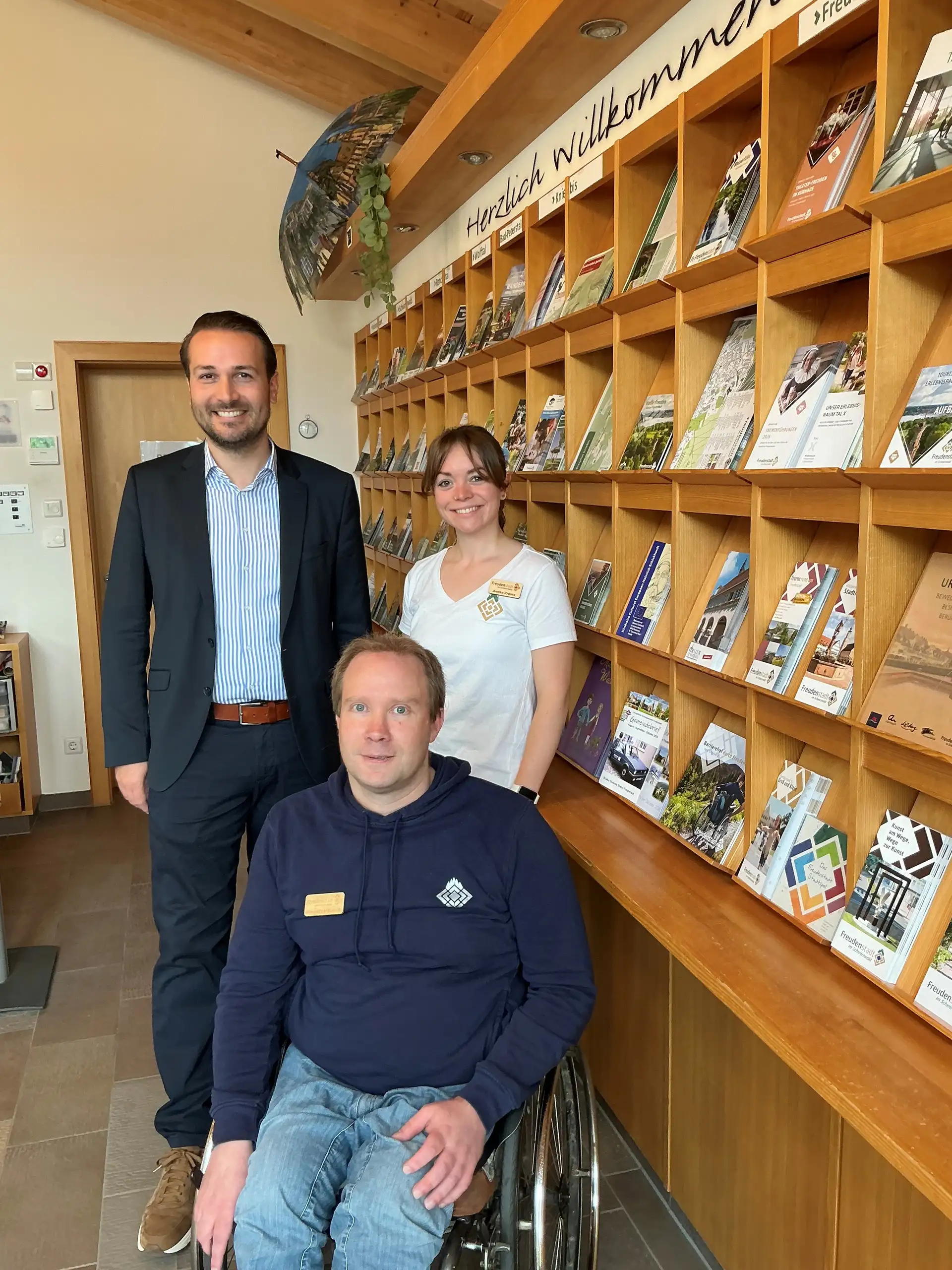 Oberbürgermeister Adrian Sonder hospitiert in städtischen Dienststellen