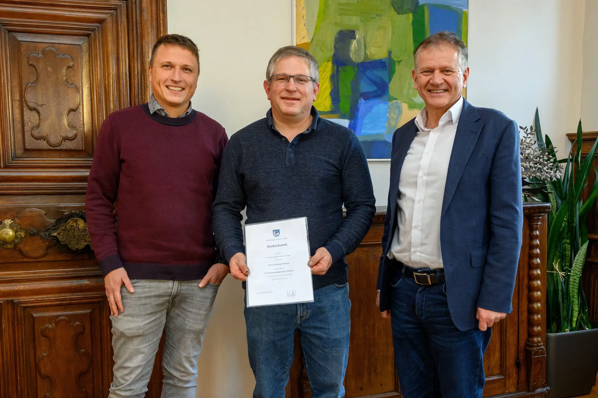 25 Jahre im Dienst der Stadt Leutkirch