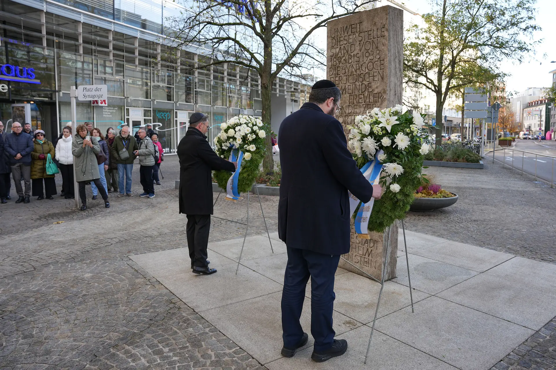Erinnerung an die Reichspogromnacht in Pforzheim