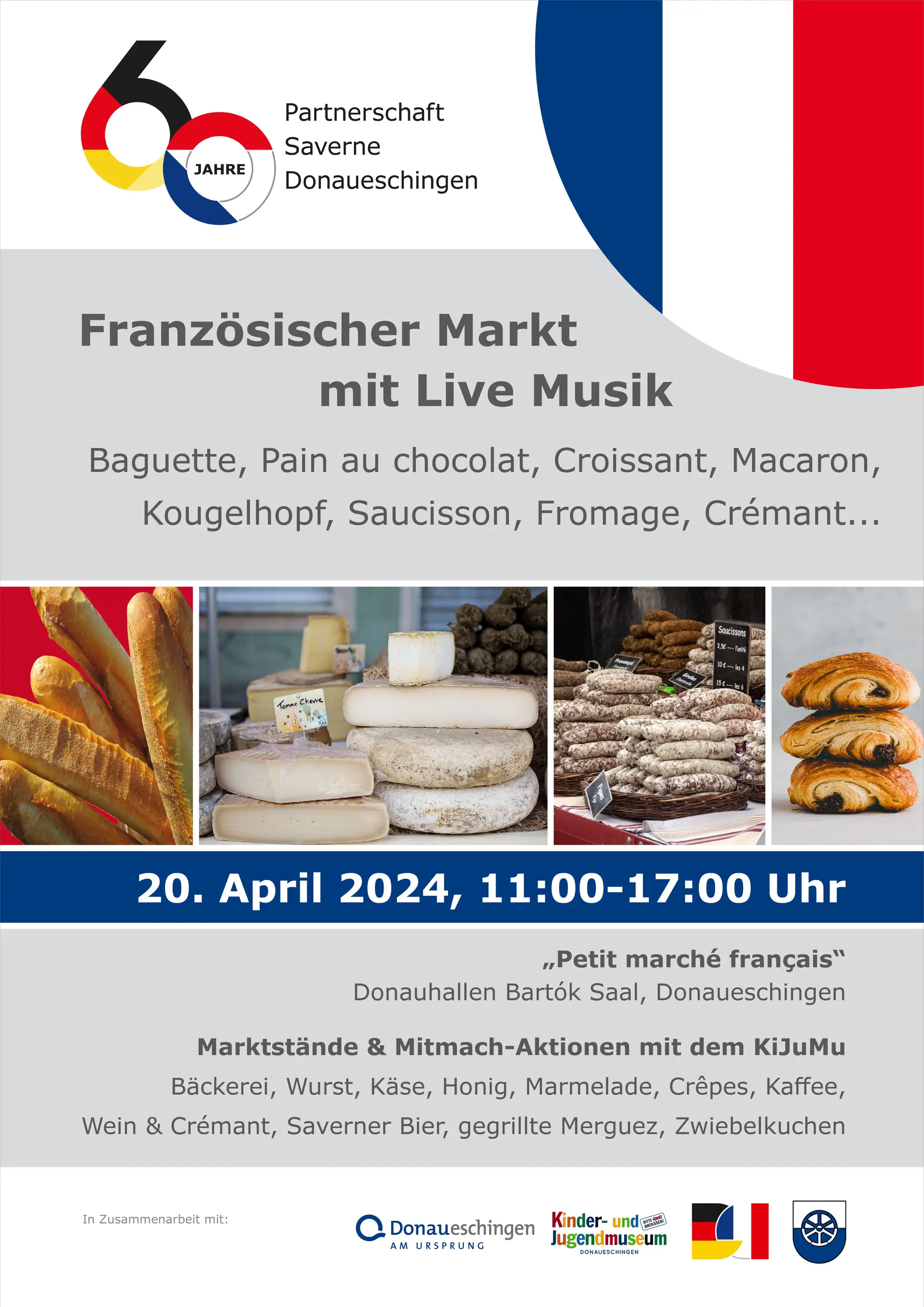 Feiern der deutsch-französischen Freundschaft in Donaueschingen