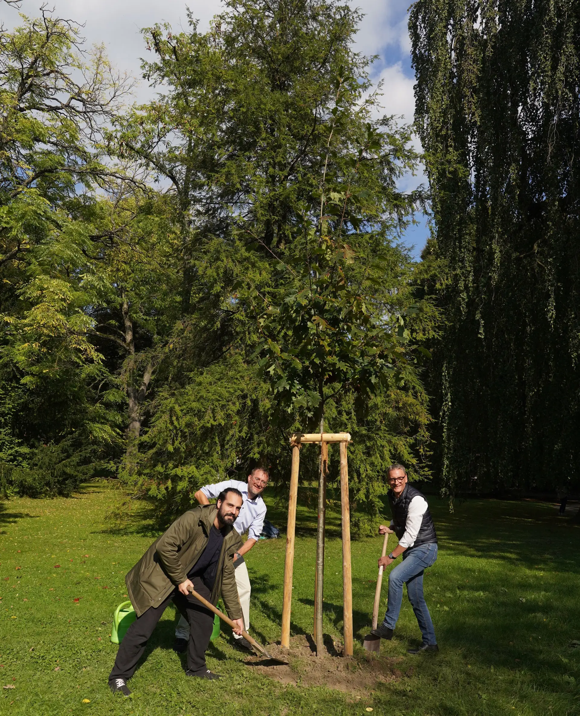 Lahr feiert 150 Jahre Stadtpark mit neuer Rot-Eiche