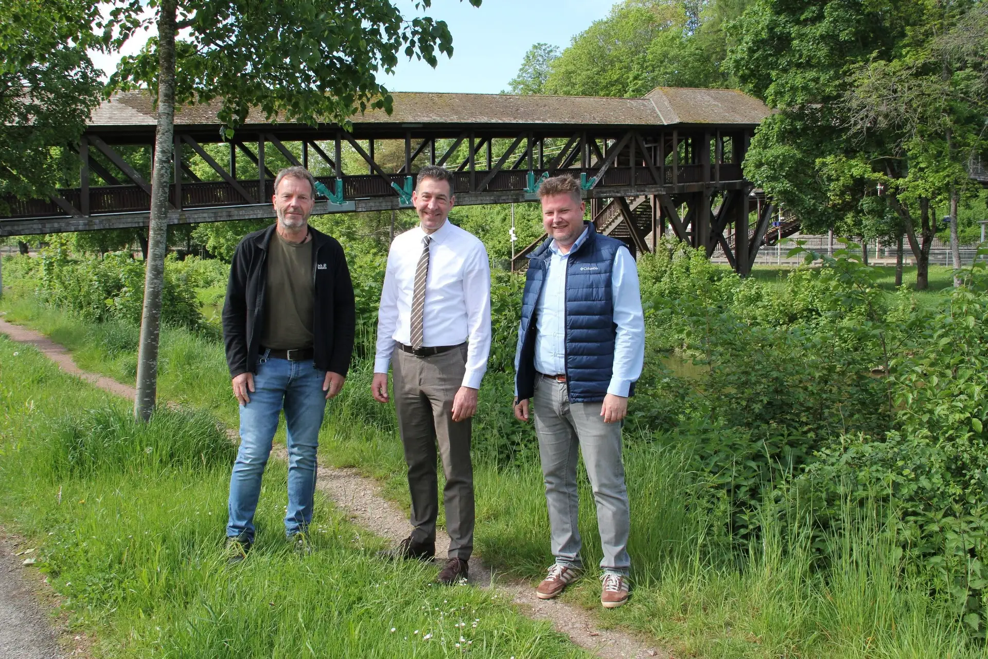 Sanierungsarbeiten am Siedlersteg beginnen im Juni