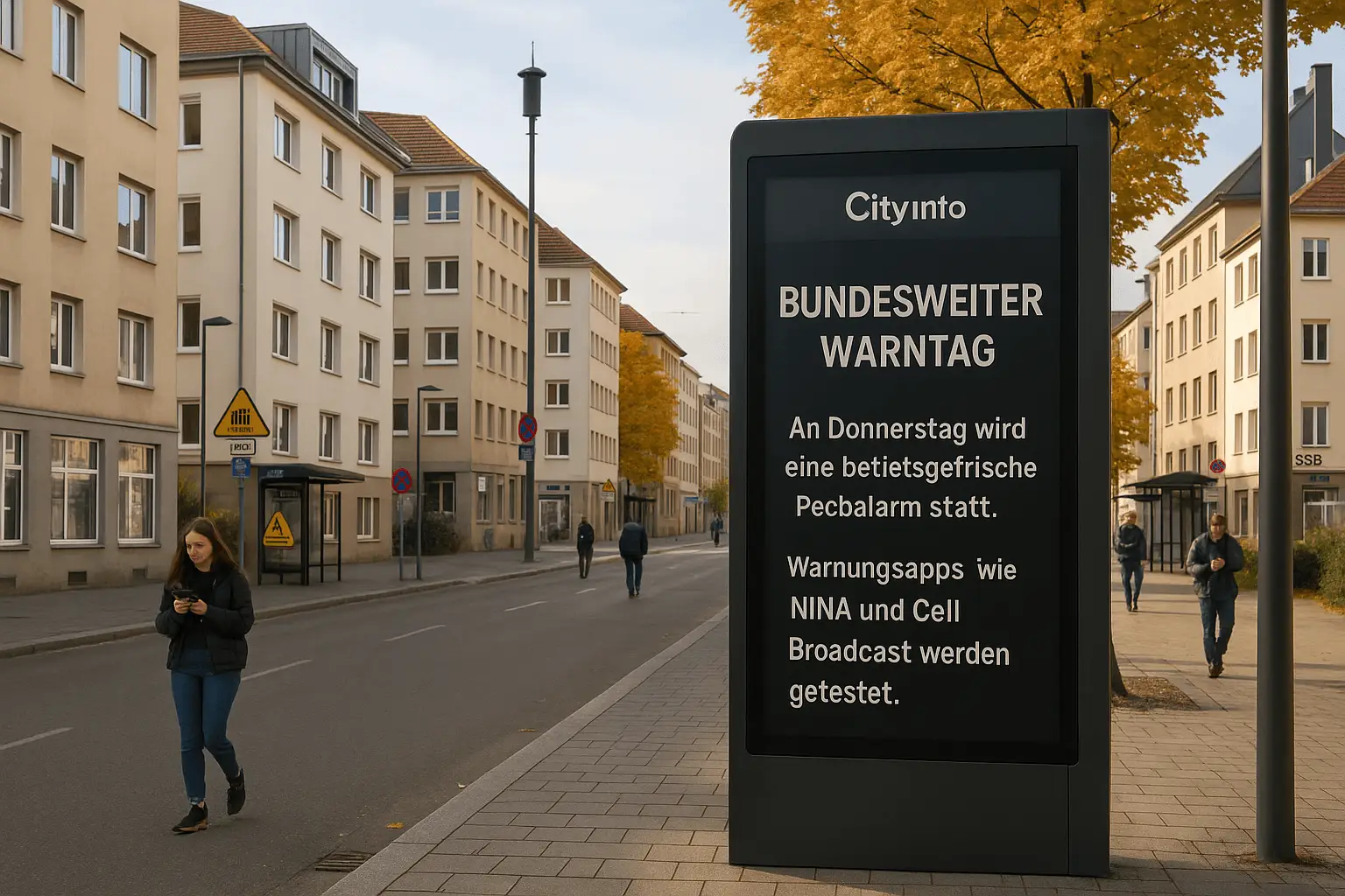 Stuttgart testet neue Warnsysteme am bundesweiten Warntag