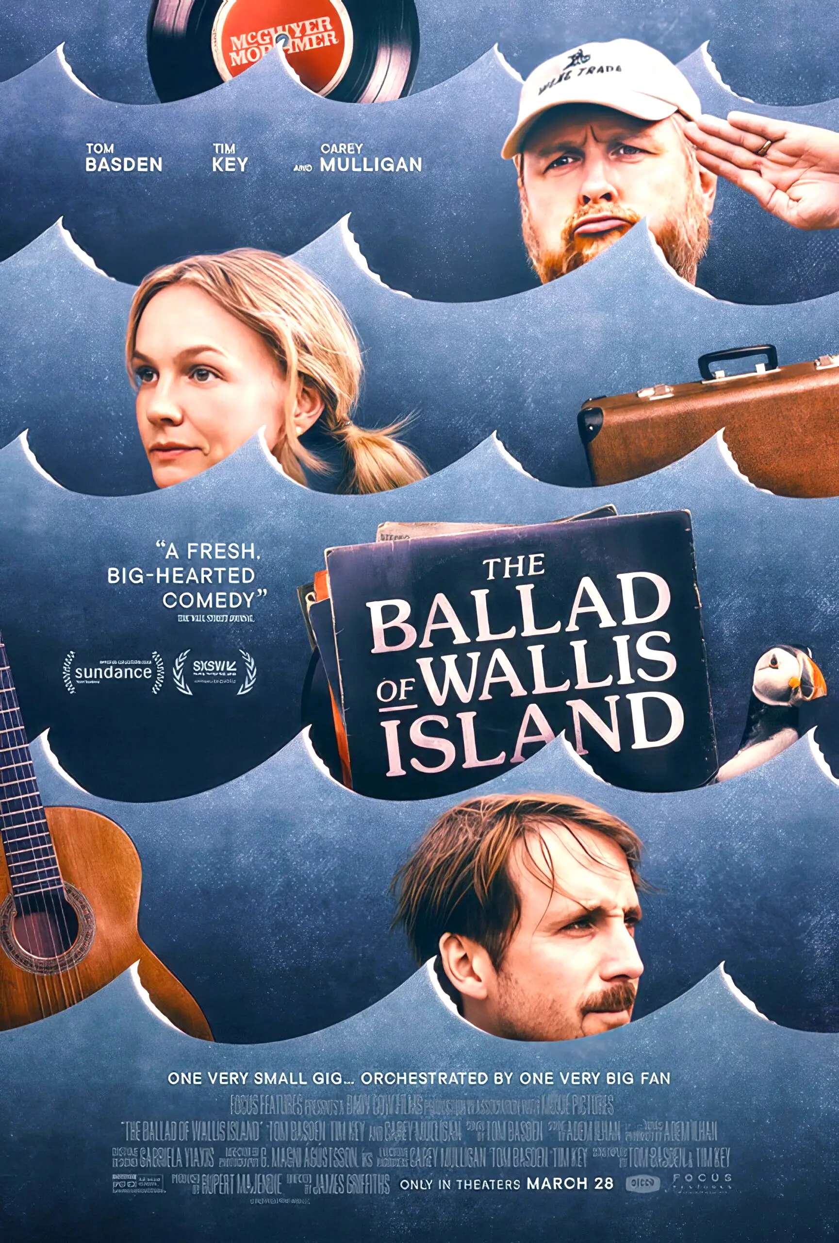 Filmplakat „The Ballad of Wallis Island“.