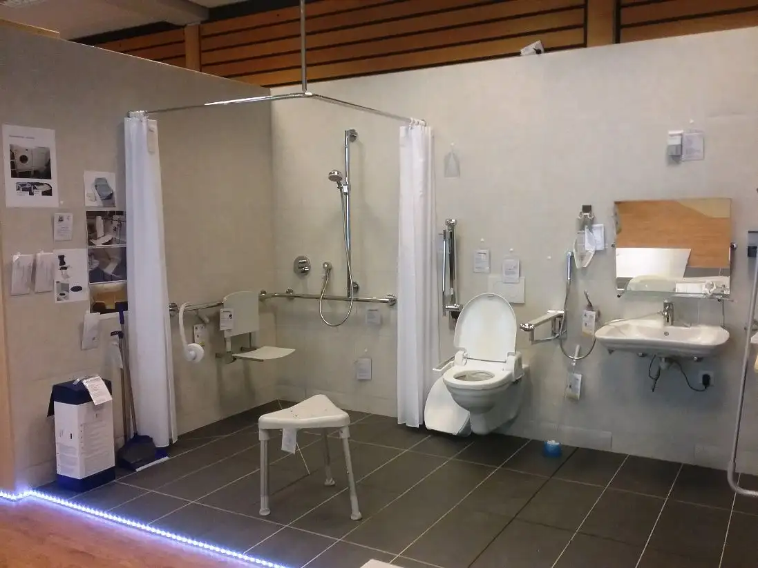 Innenaufnahme einer Musterwohnung.