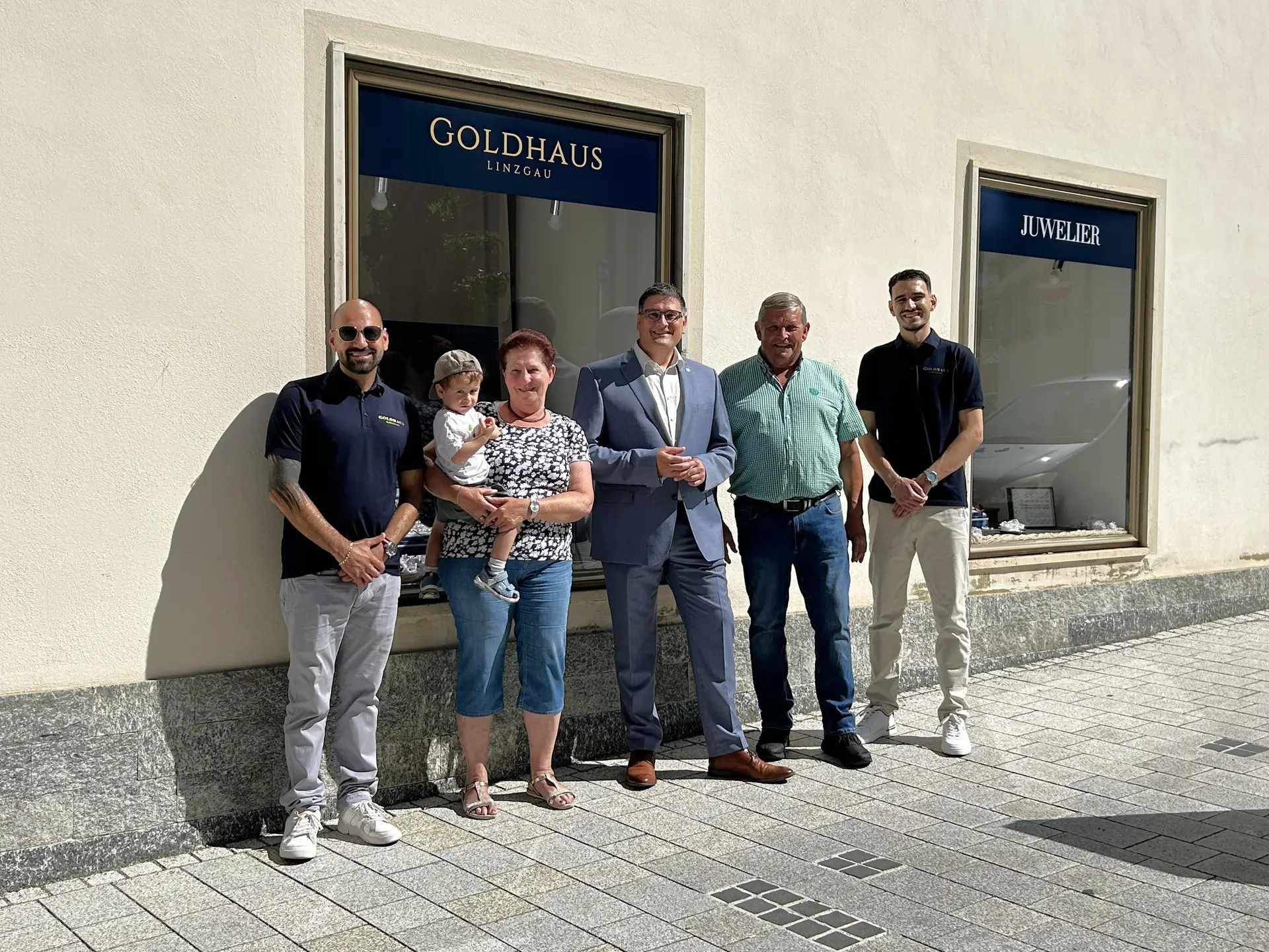 Eröffnung des Goldhauses Linzgau am Kirchplatz in Pfullendorf