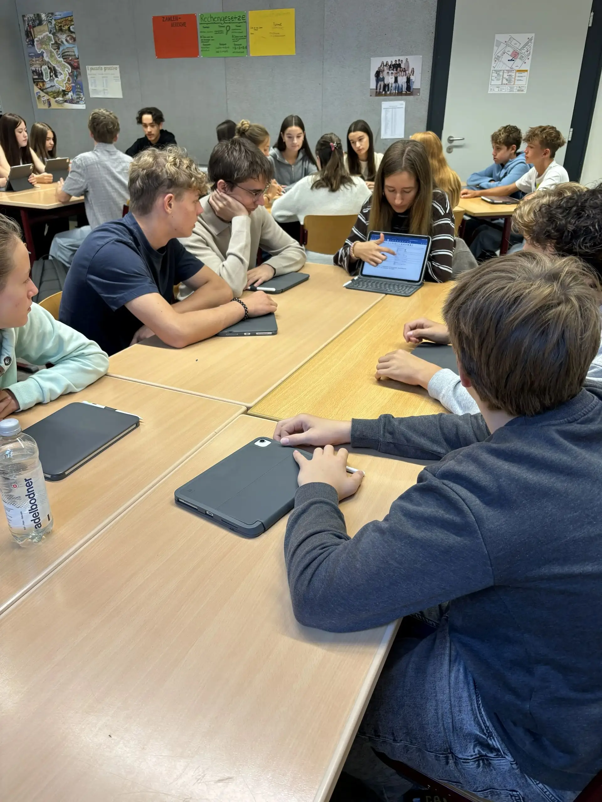Schüler-Workshop an der Klosterschule vom Heiligen Grab im Rahmen des EDU360°-Projekts.