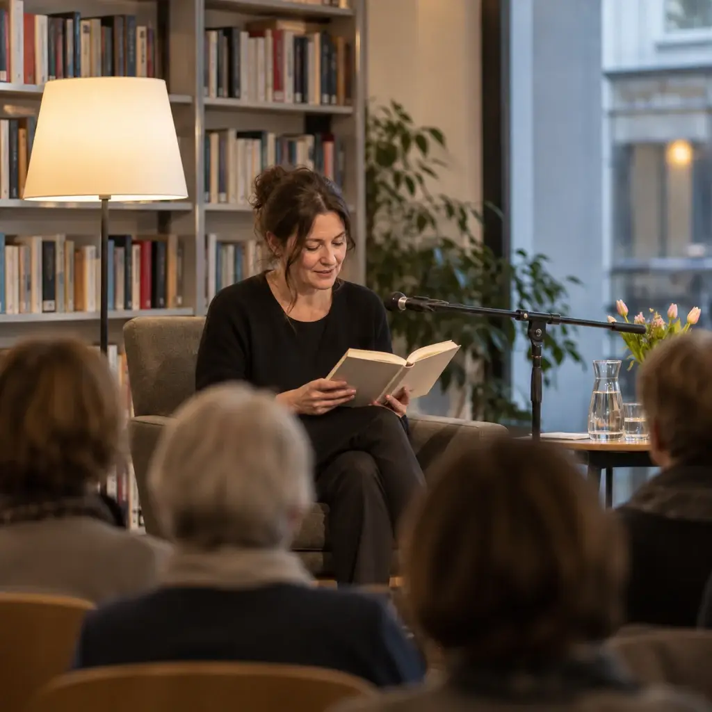 Autorenlesung mit Brigitte Glaser in der Stadtbibliothek Schwetzingen